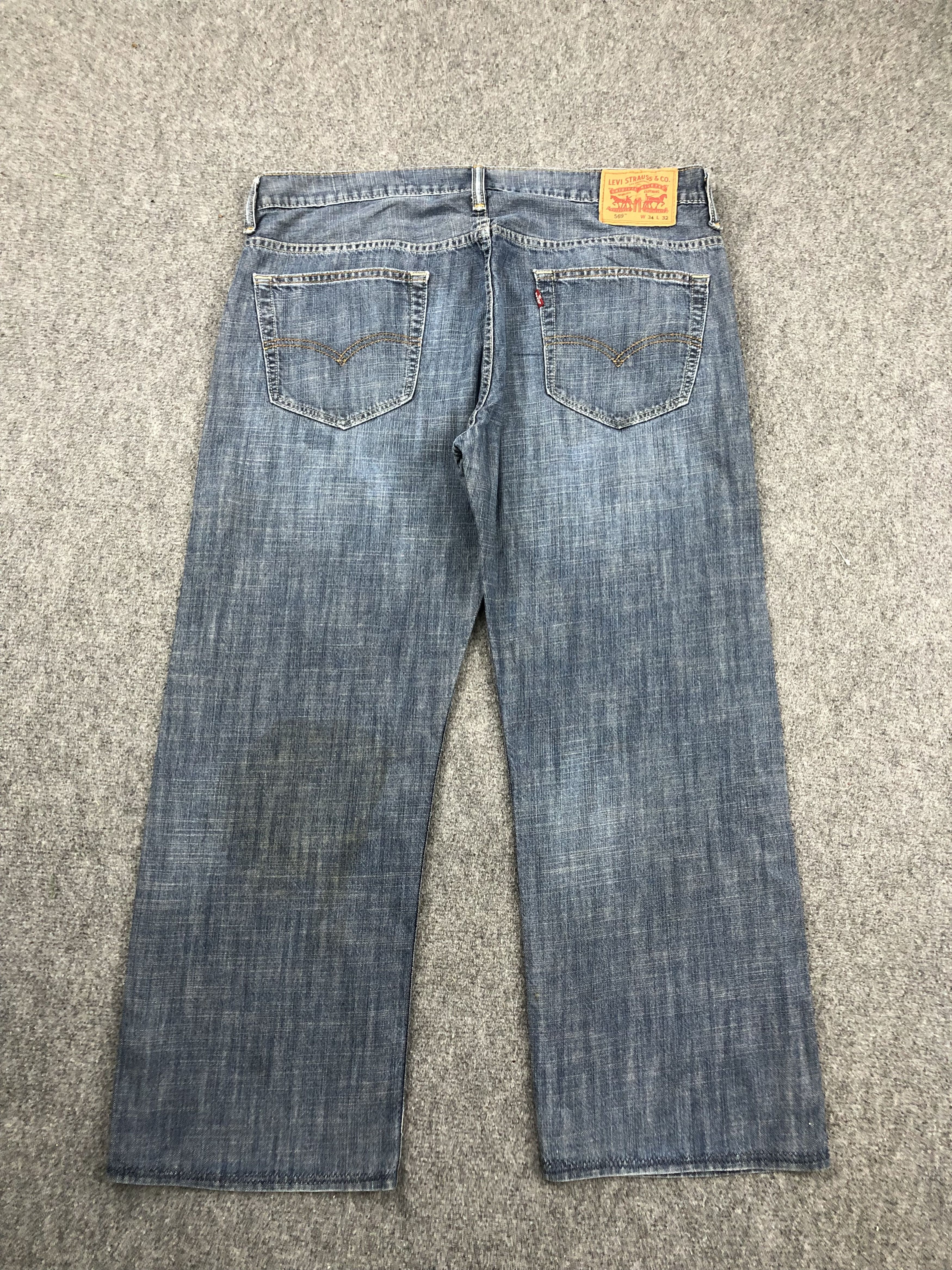 Levi's × Vintage Vintage Levis 569 Faded Blue Jeans DP1391 Size US 36 / EU 52 - 3 Thumbnail
