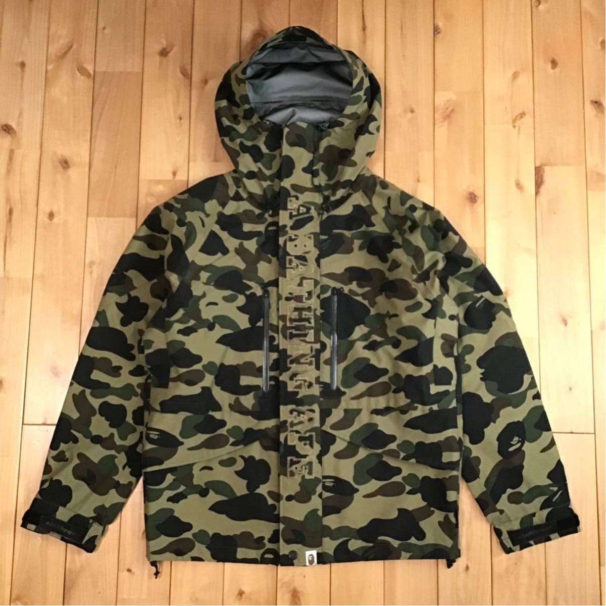 Bape BAPE GORE TEX 1st camo green snowboard jacket a bathing ape