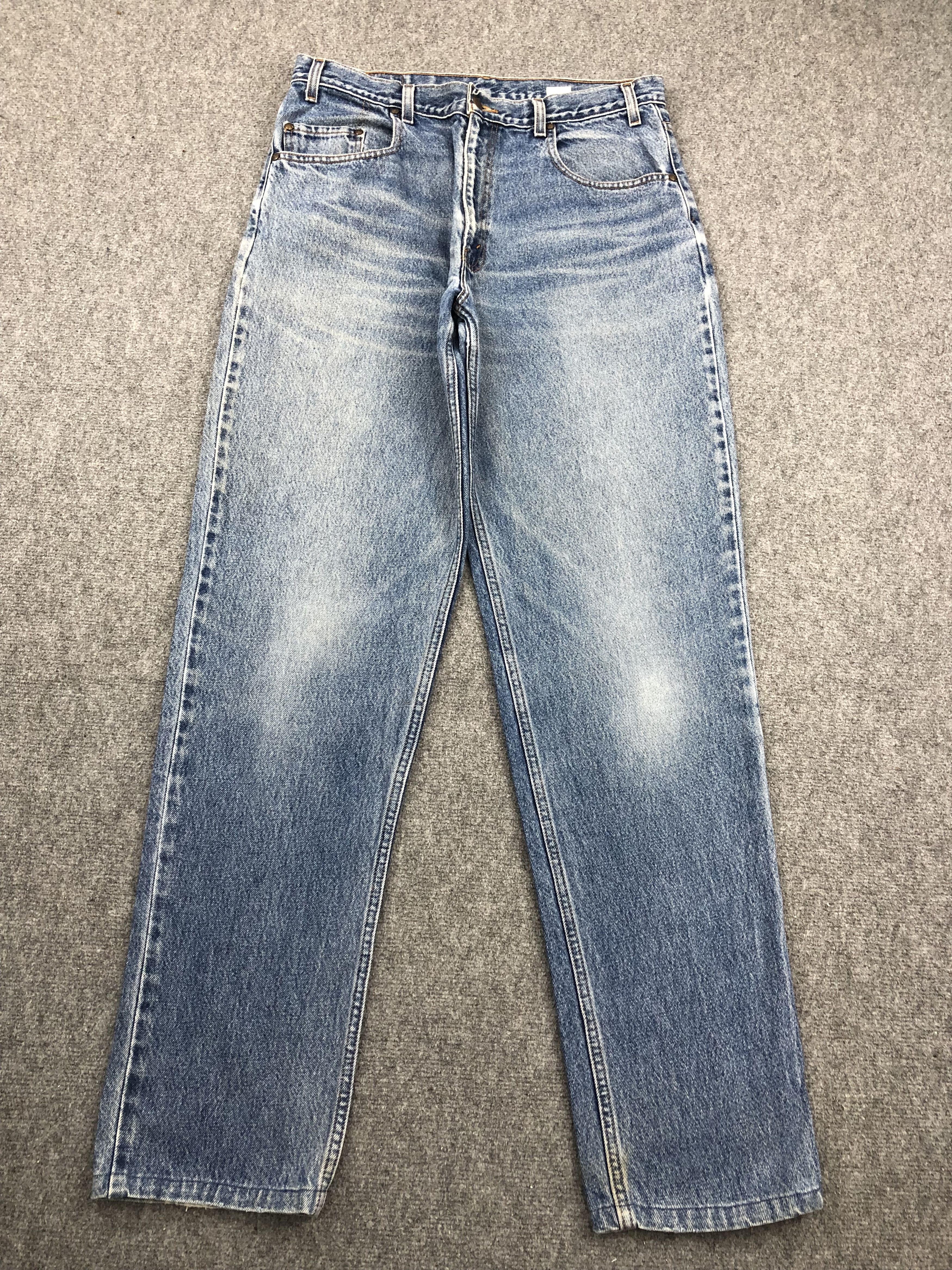 Levi's × Vintage Vintage 90s Levis 545 Faded Blue Jeans Size US 37 - 1 Thumbnail