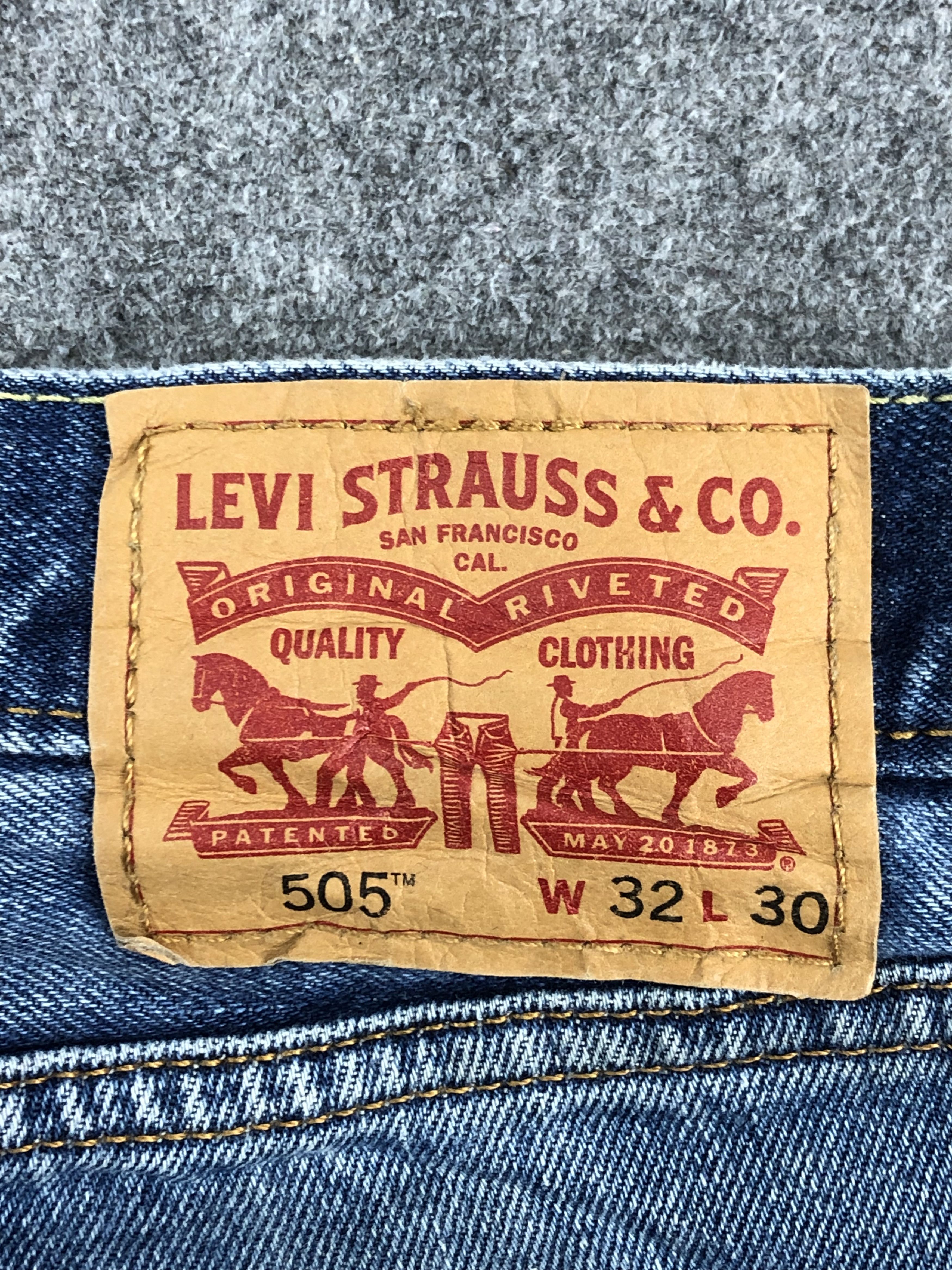 Levi's × Vintage Vintage Levis 505 Faded Blue Jeans DP1394 Size US 34 / EU 50 - 5 Thumbnail