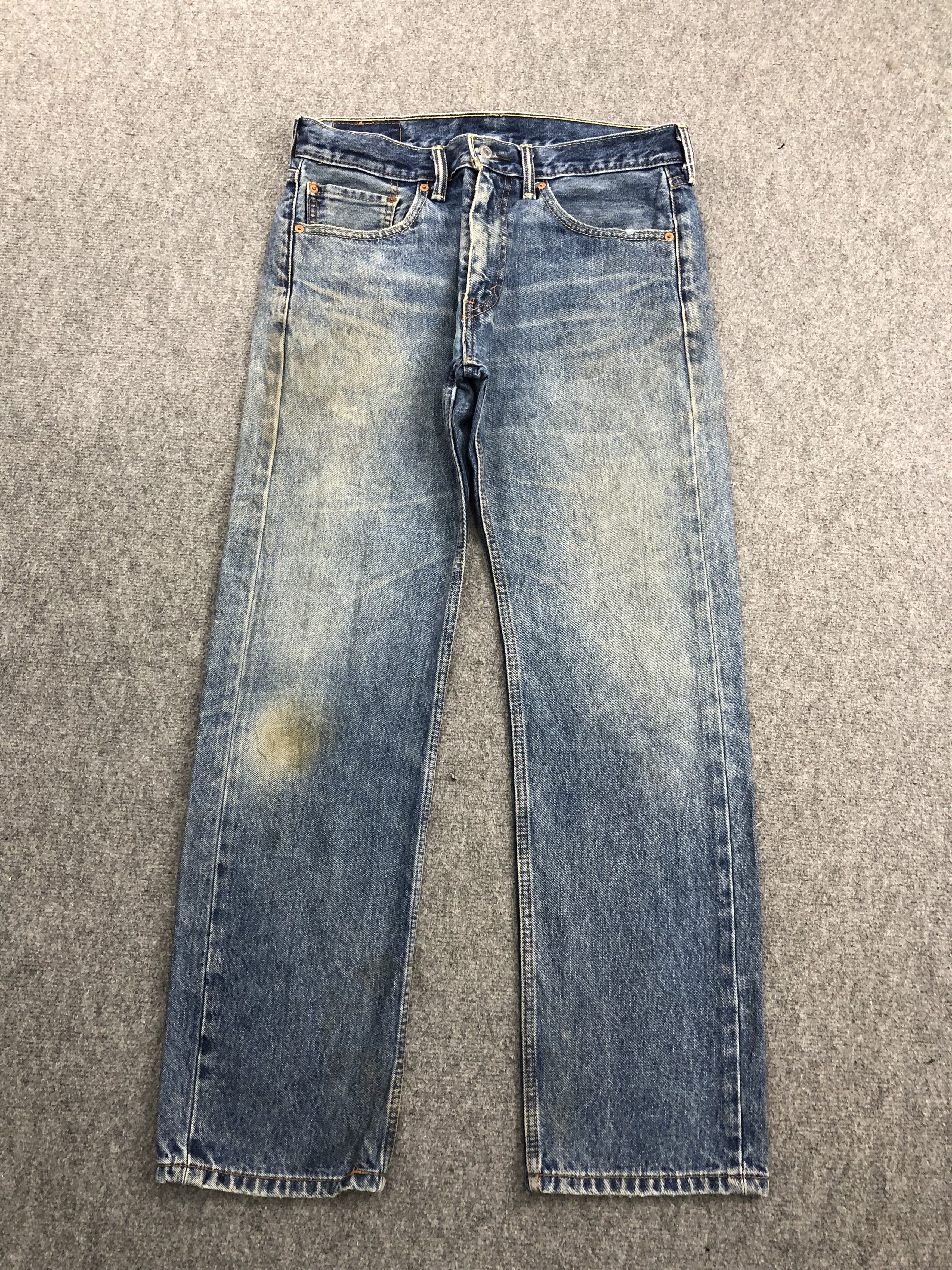 Vintage Levis 505 Faded Blue Jeans DP1394