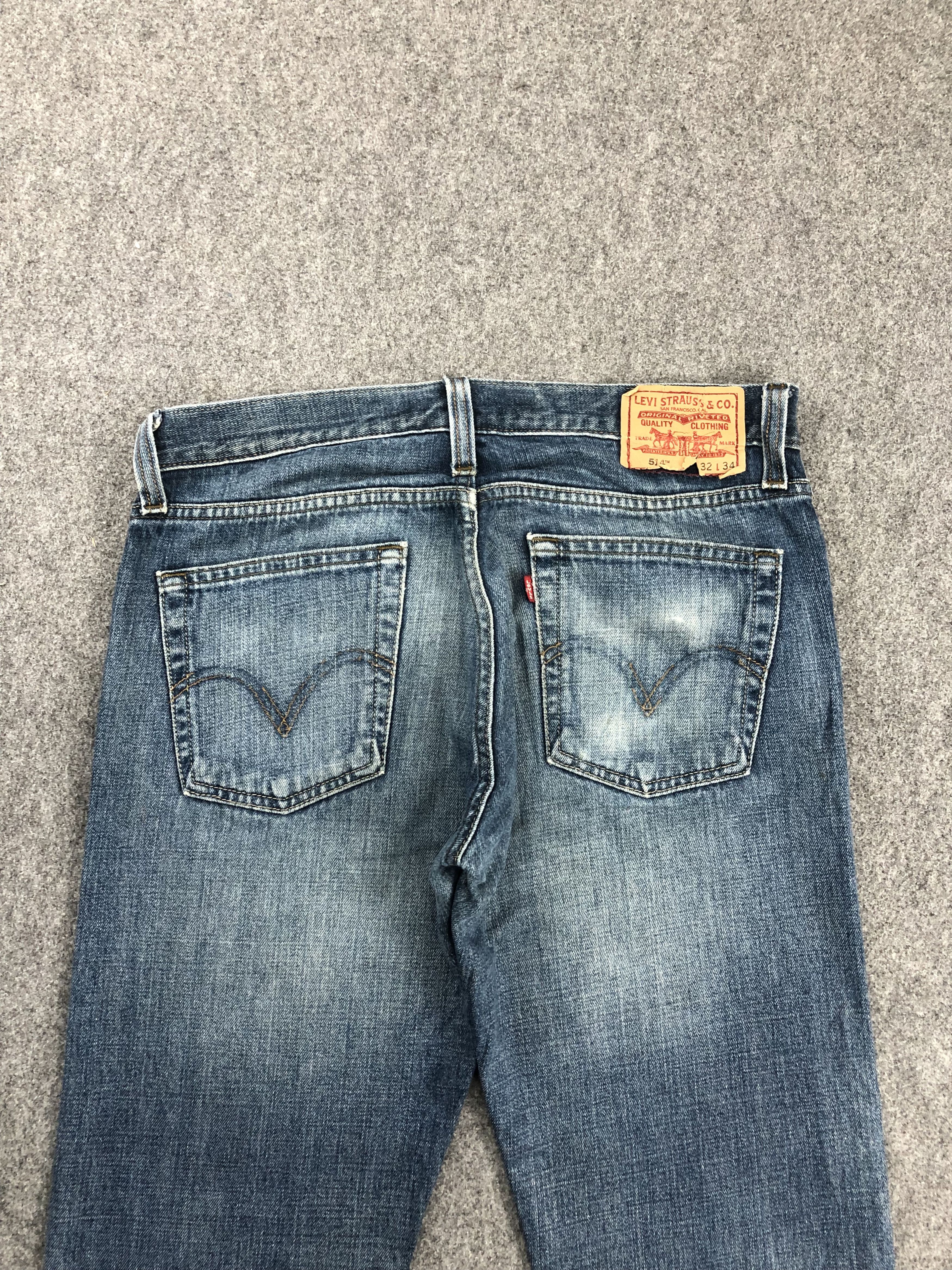 Levi's × Vintage Vintage Levis 514 Faded Blue Jeans DP1396 Size US 33 - 4 Thumbnail