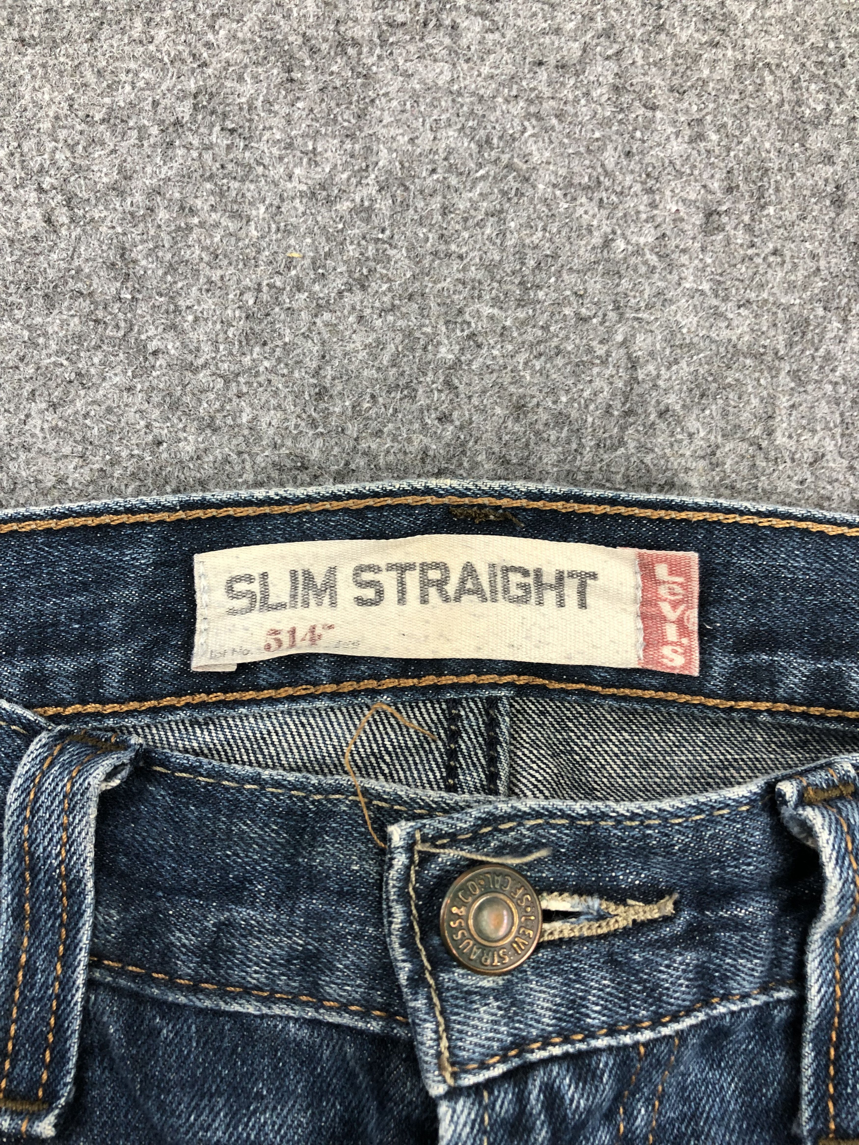 Levi's × Vintage Vintage Levis 514 Faded Blue Jeans DP1396 Size US 33 - 9 Thumbnail