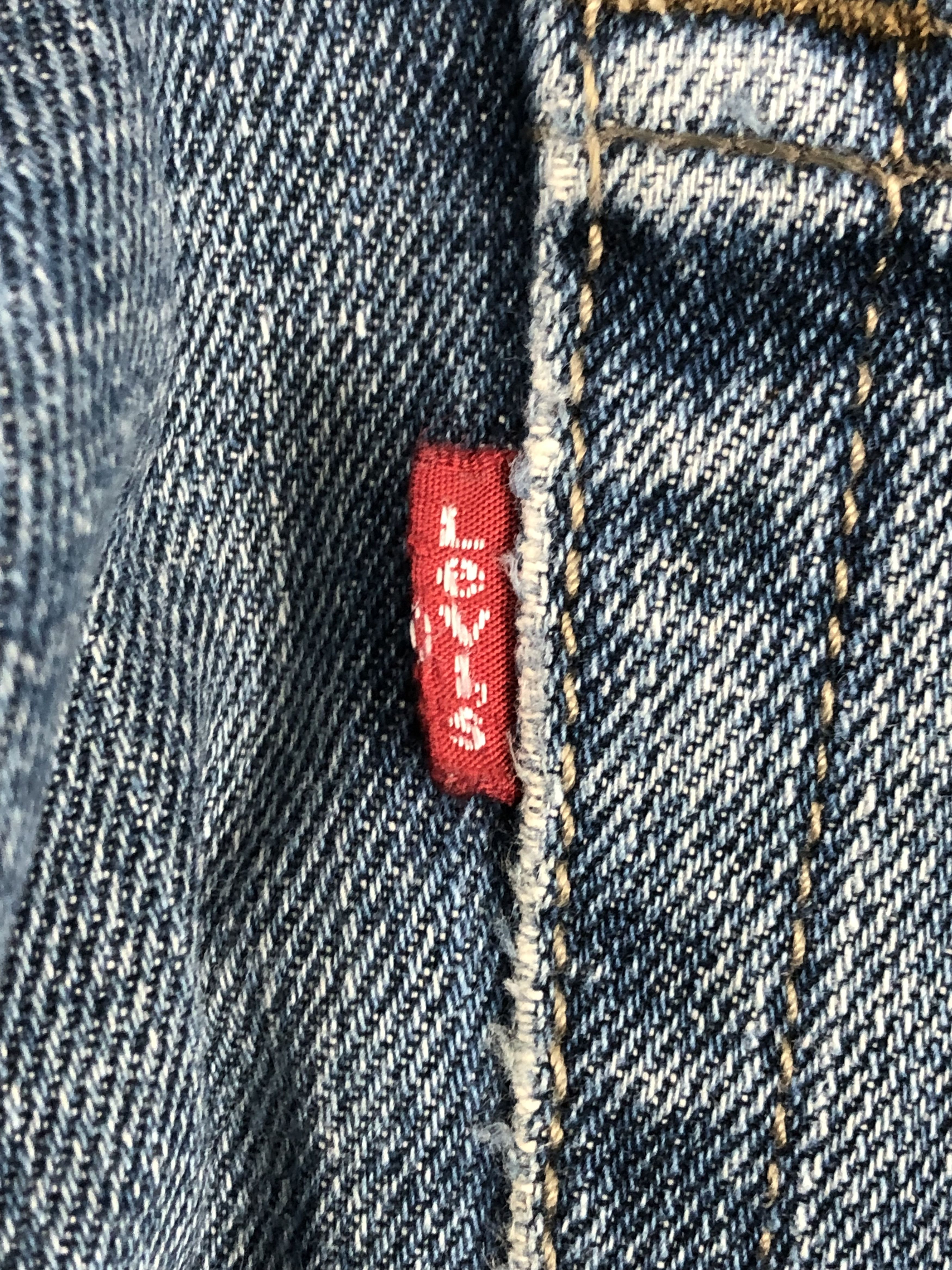 Levi's × Vintage Vintage Levis 514 Faded Blue Jeans DP1396 Size US 33 - 8 Thumbnail