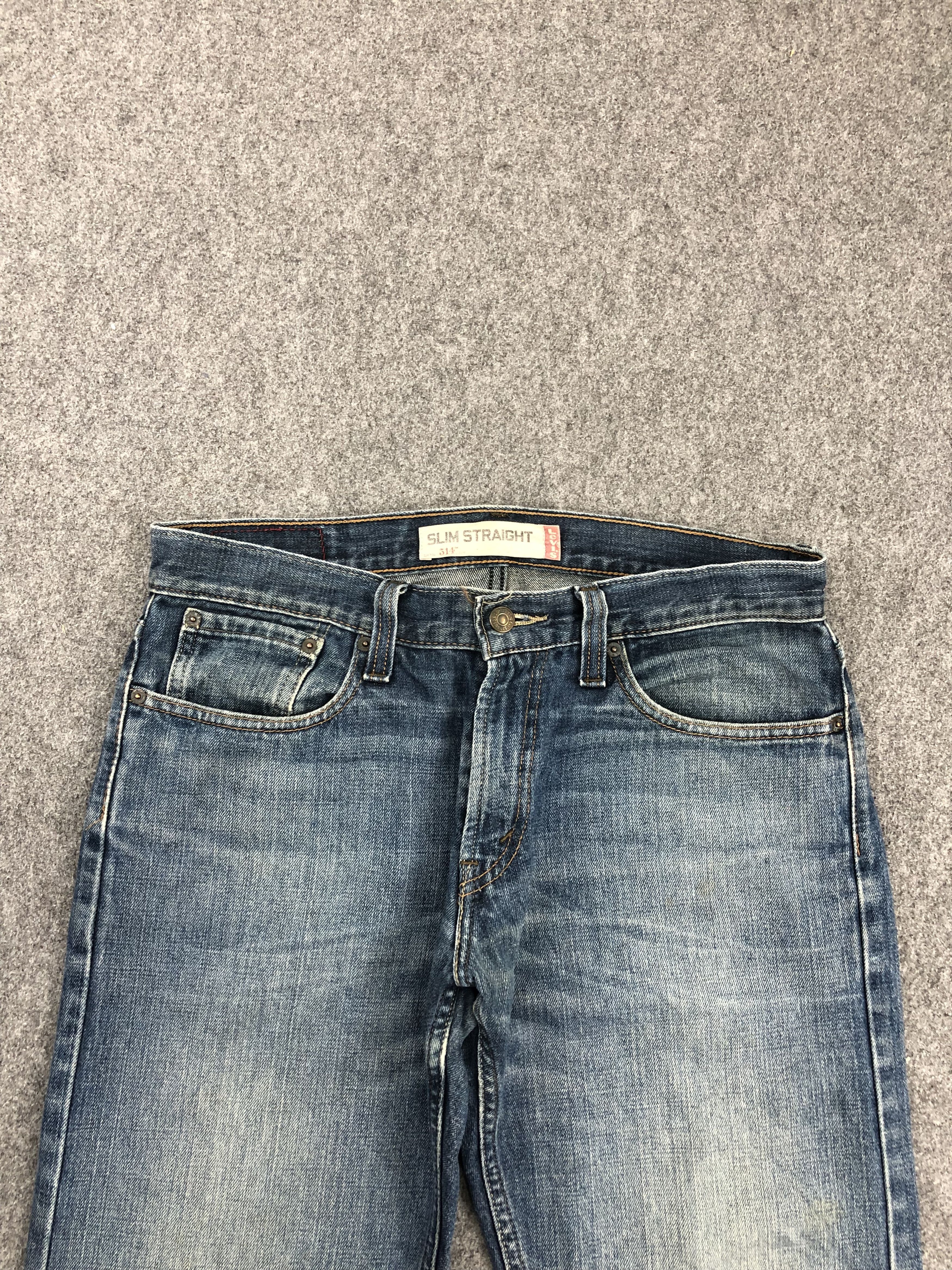 Levi's × Vintage Vintage Levis 514 Faded Blue Jeans DP1396 Size US 33 - 2 Thumbnail
