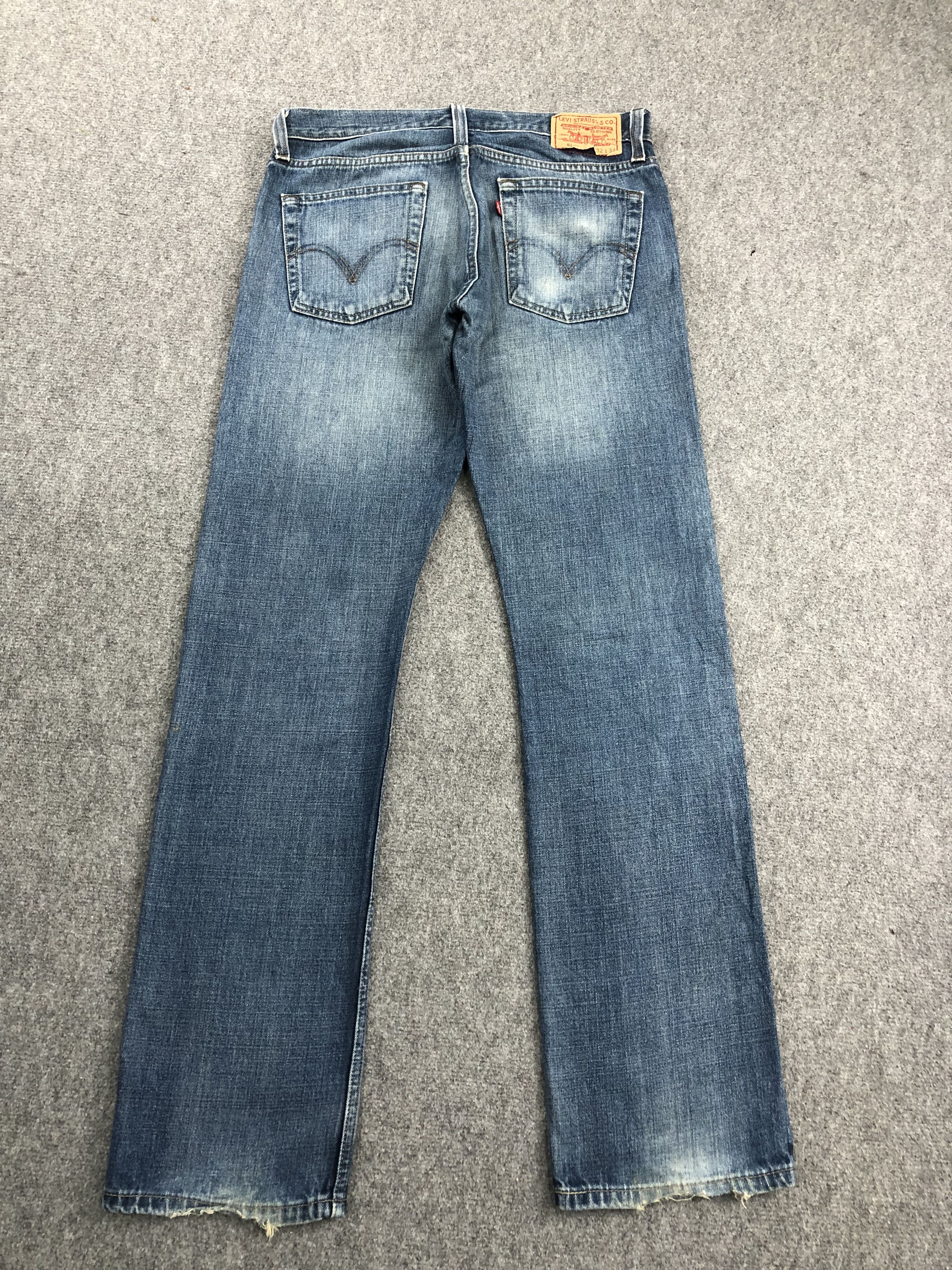 Levi's × Vintage Vintage Levis 514 Faded Blue Jeans DP1396 Size US 33 - 3 Thumbnail