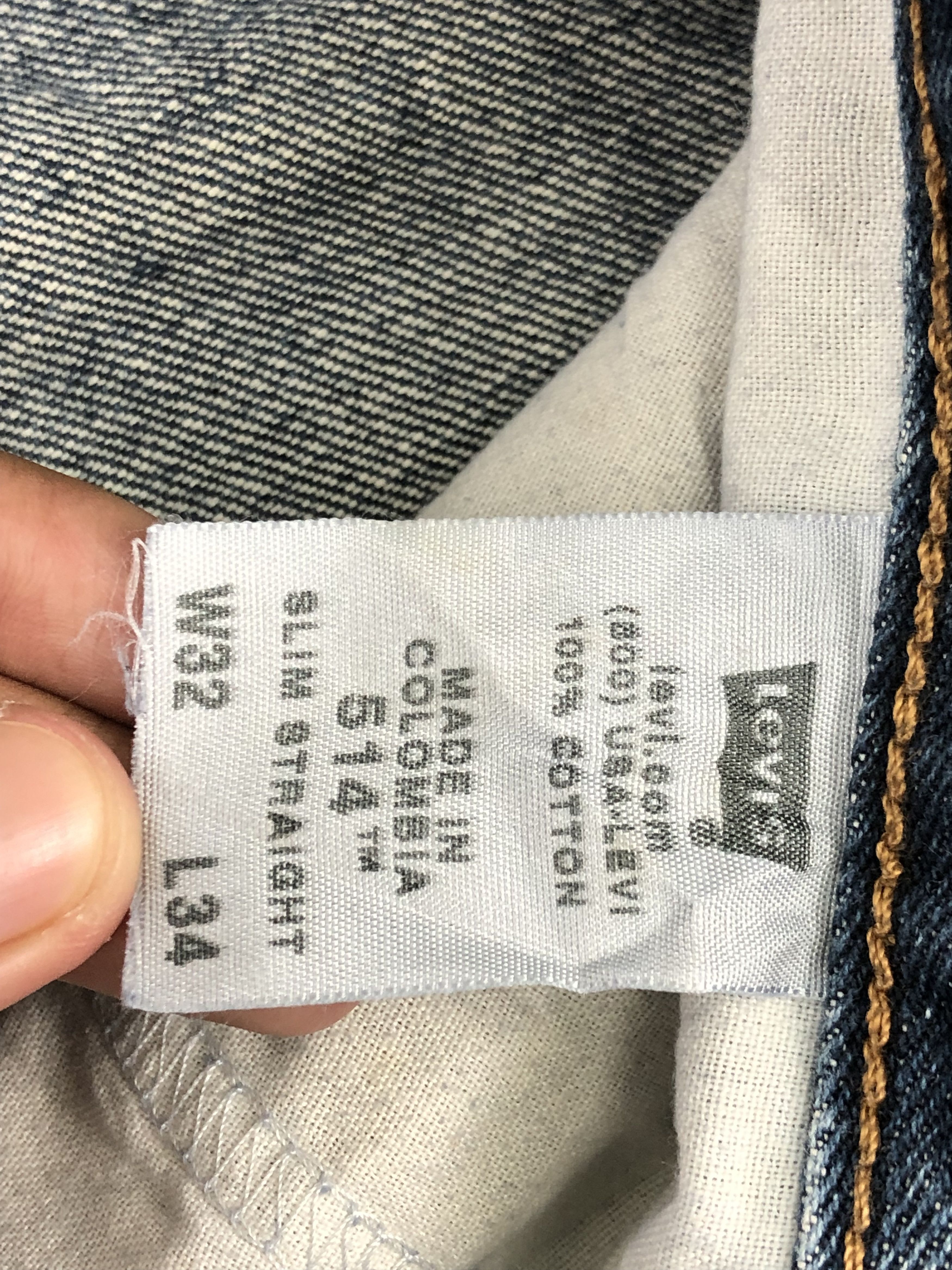 Levi's × Vintage Vintage Levis 514 Faded Blue Jeans DP1396 Size US 33 - 6 Thumbnail