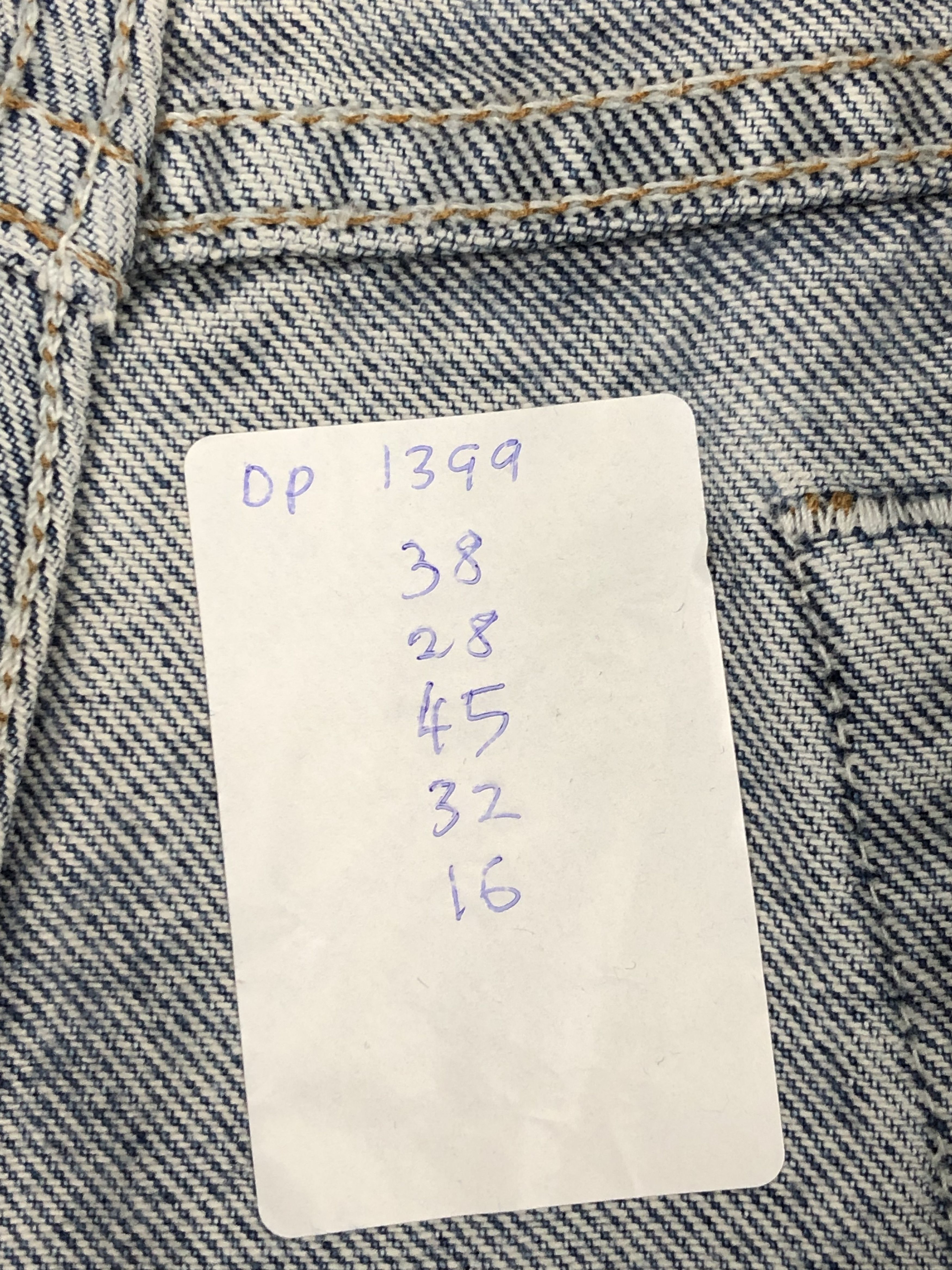 Levi's Vintage 90s Levis 550 Faded Blue Jeans DP1399 Size US 38 / EU 54 - 13 Thumbnail