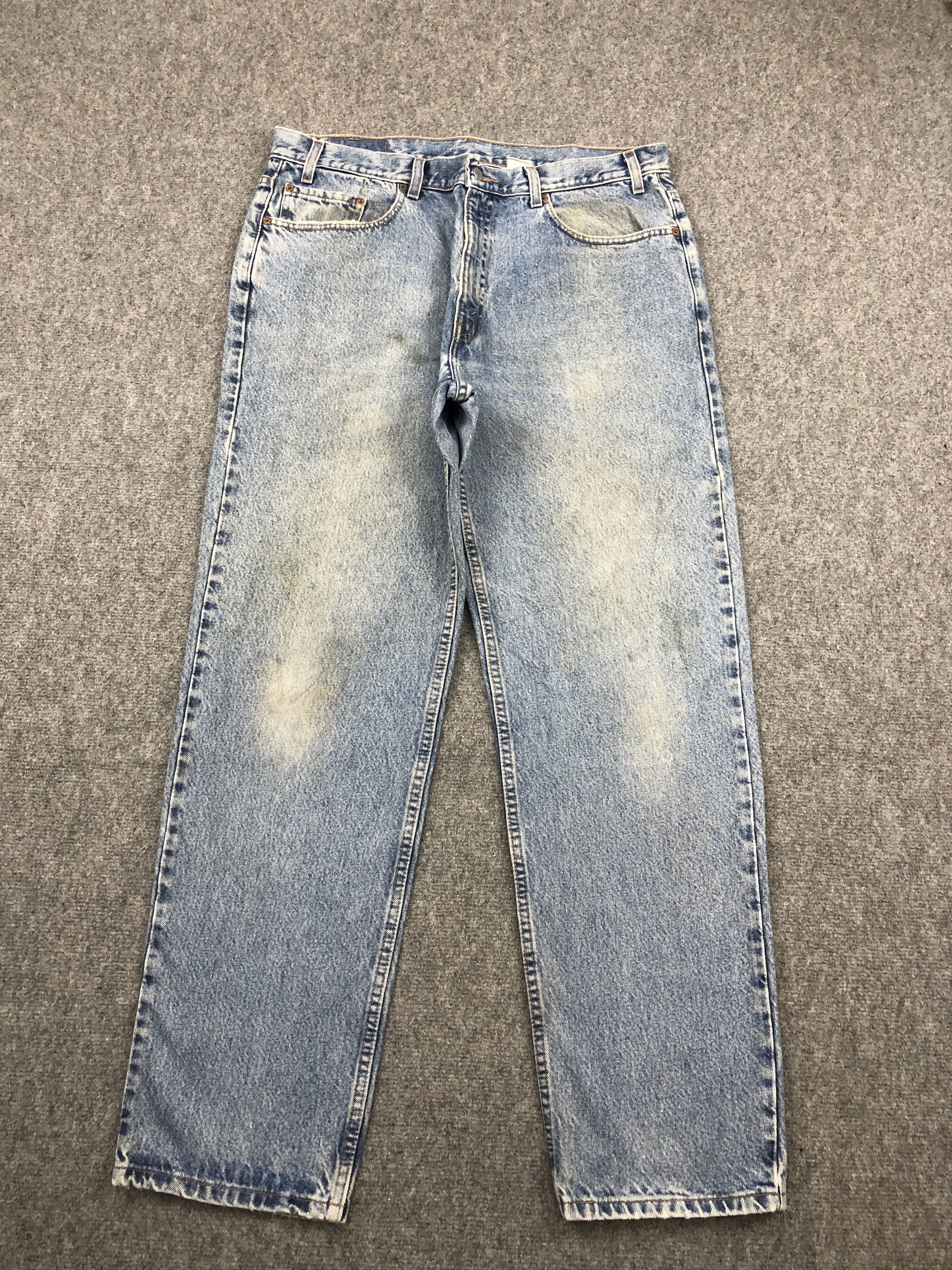 Levi's Vintage 90s Levis 550 Faded Blue Jeans DP1399 Size US 38 / EU 54 - 1 Thumbnail
