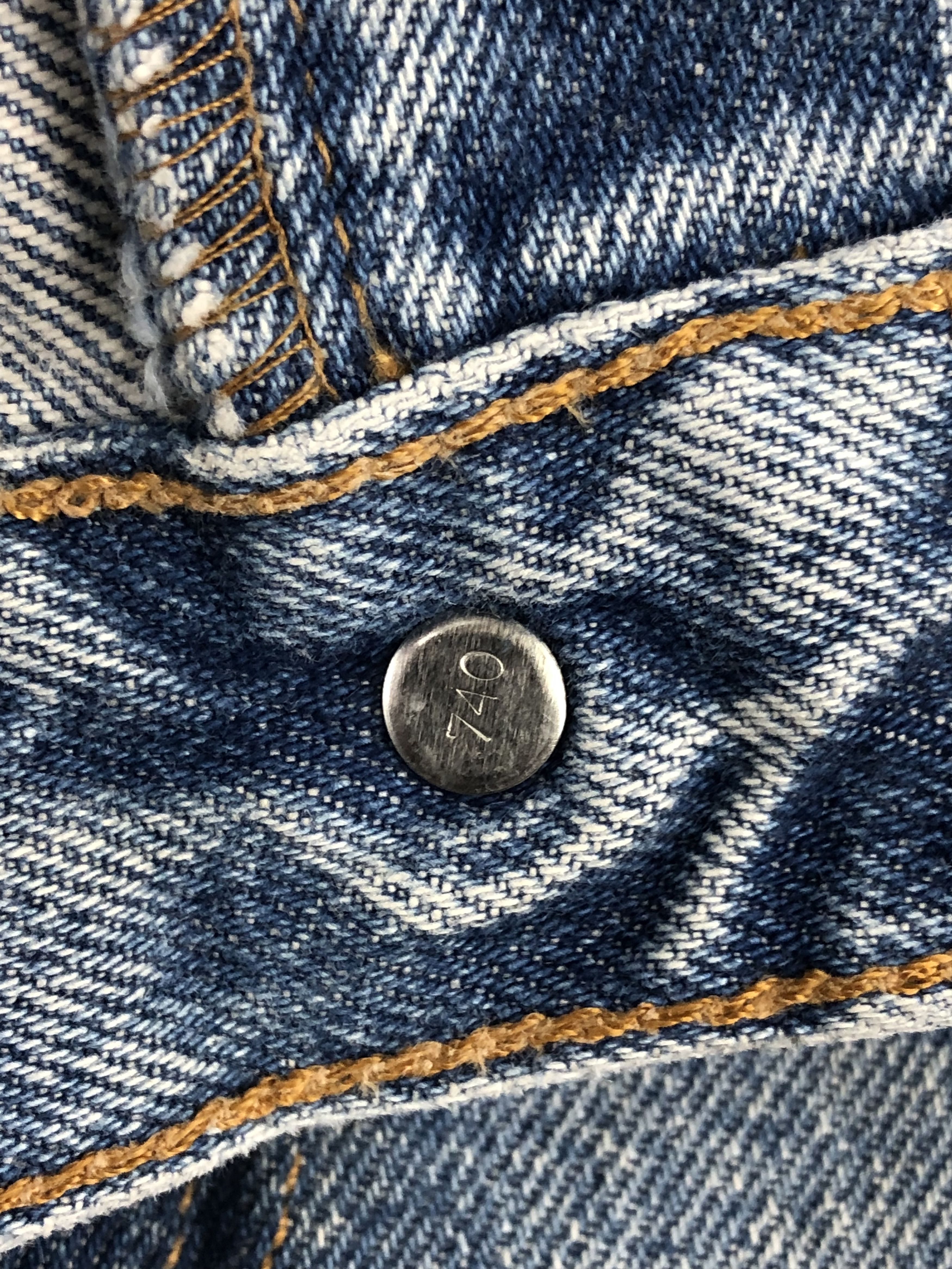 Levi's Vintage 90s Levis 550 Faded Blue Jeans DP1399 Size US 38 / EU 54 - 12 Thumbnail
