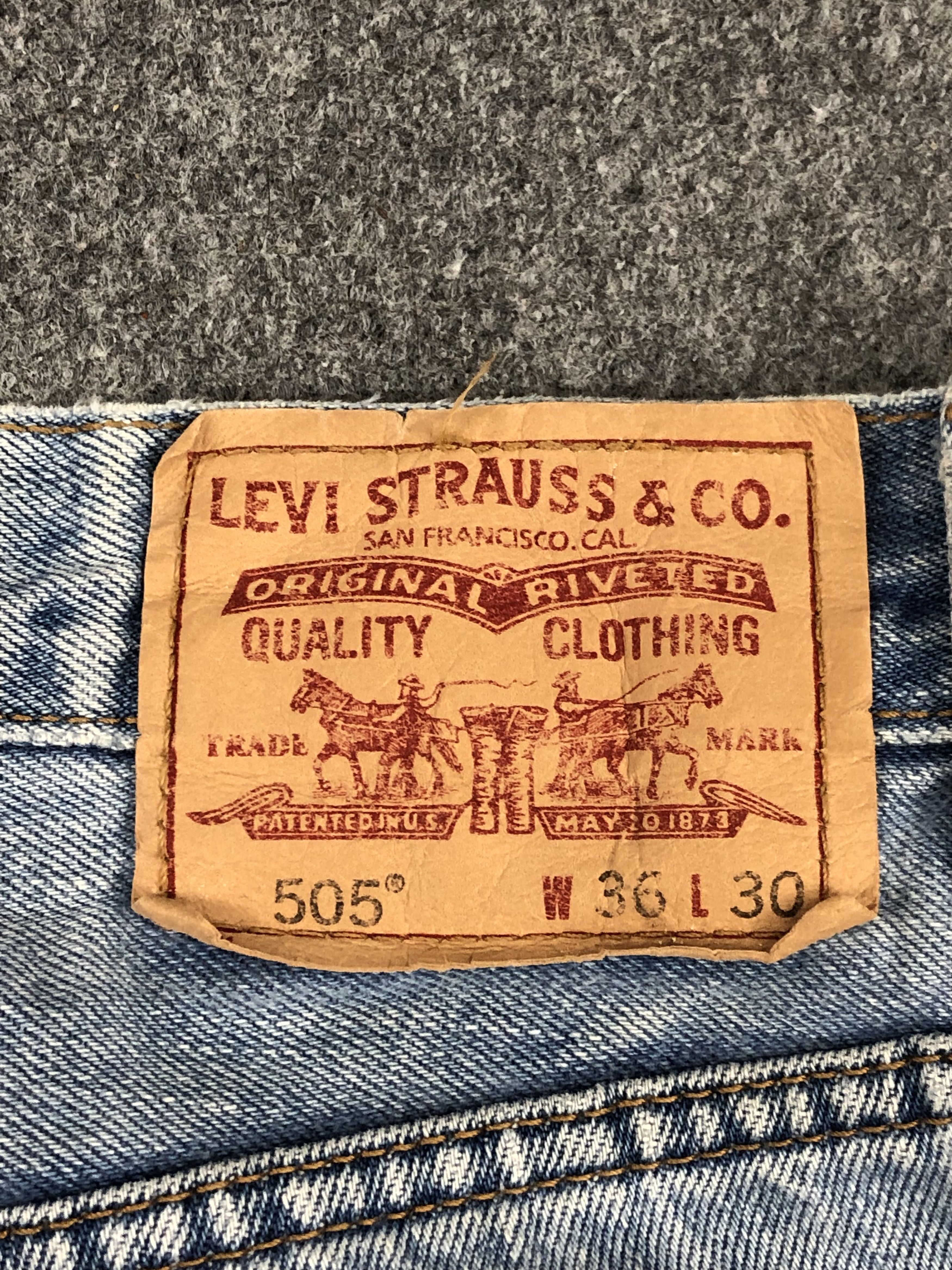 Levi's Vintage Levis 505 Light Blue Jeans DP1400 Size US 36 / EU 52 - 5 Thumbnail