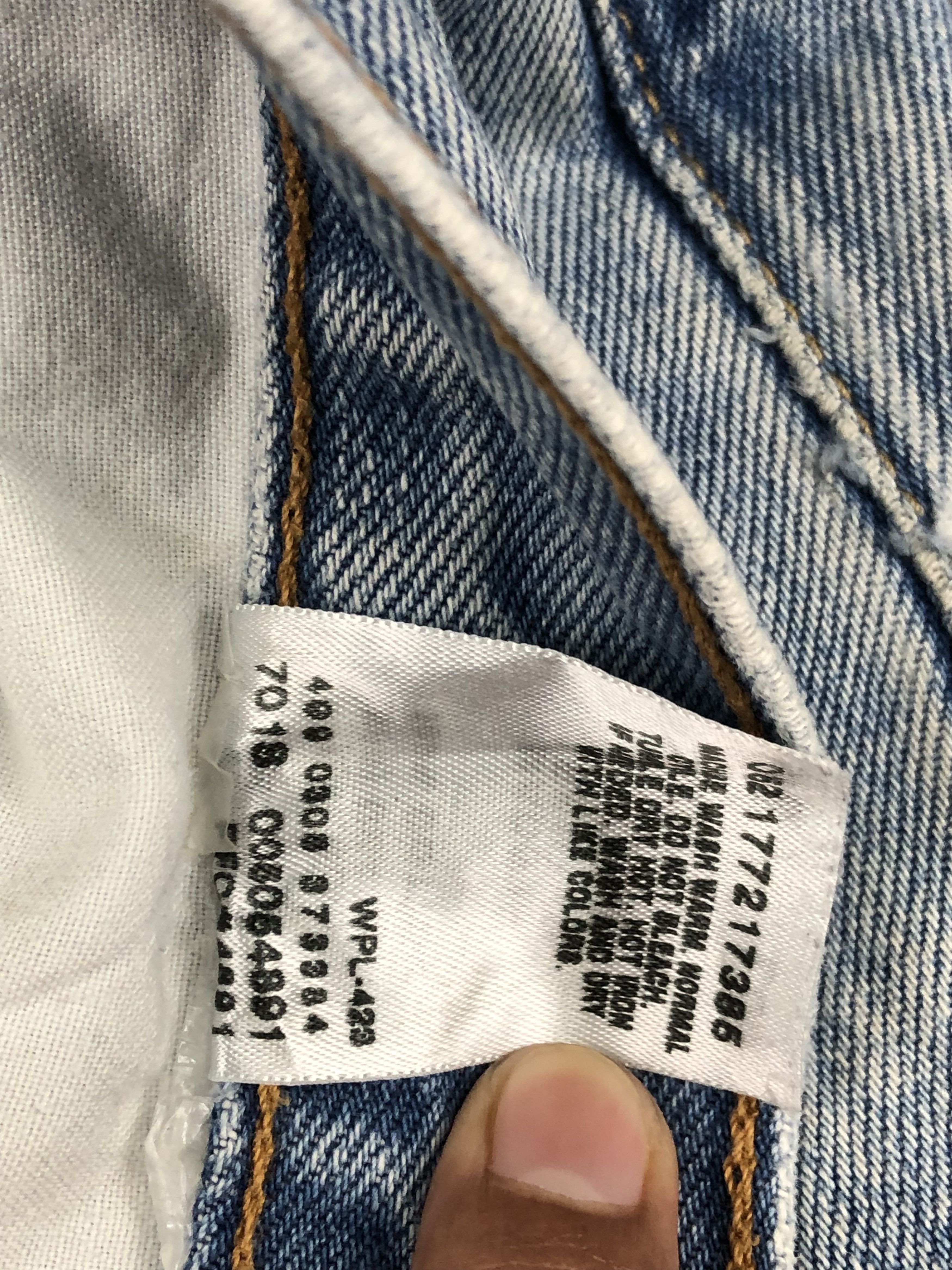 Levi's Vintage Levis 505 Light Blue Jeans DP1400 Size US 36 / EU 52 - 7 Thumbnail