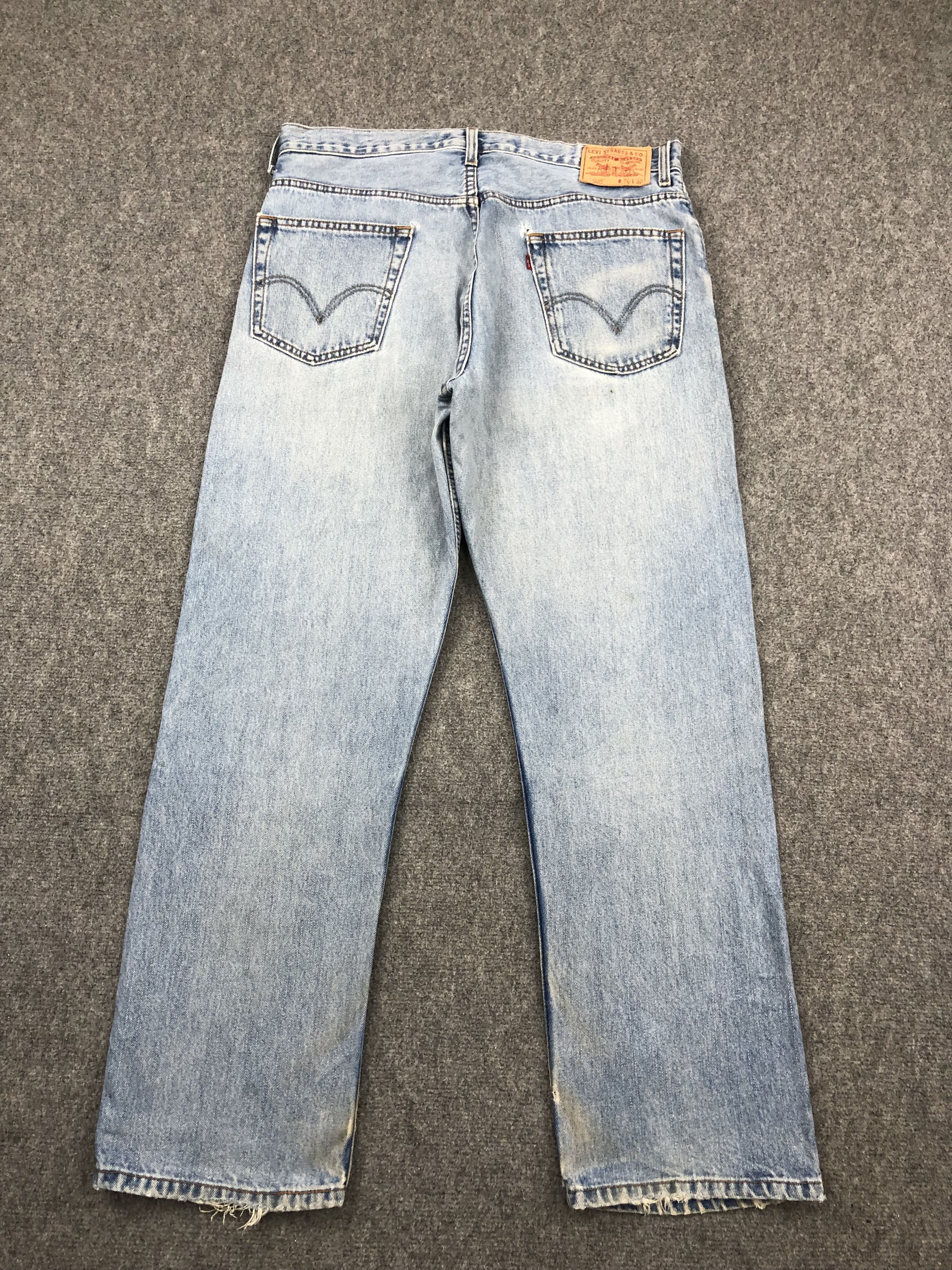 Levi's Vintage Levis 505 Light Blue Jeans DP1400 Size US 36 / EU 52 - 3 Thumbnail
