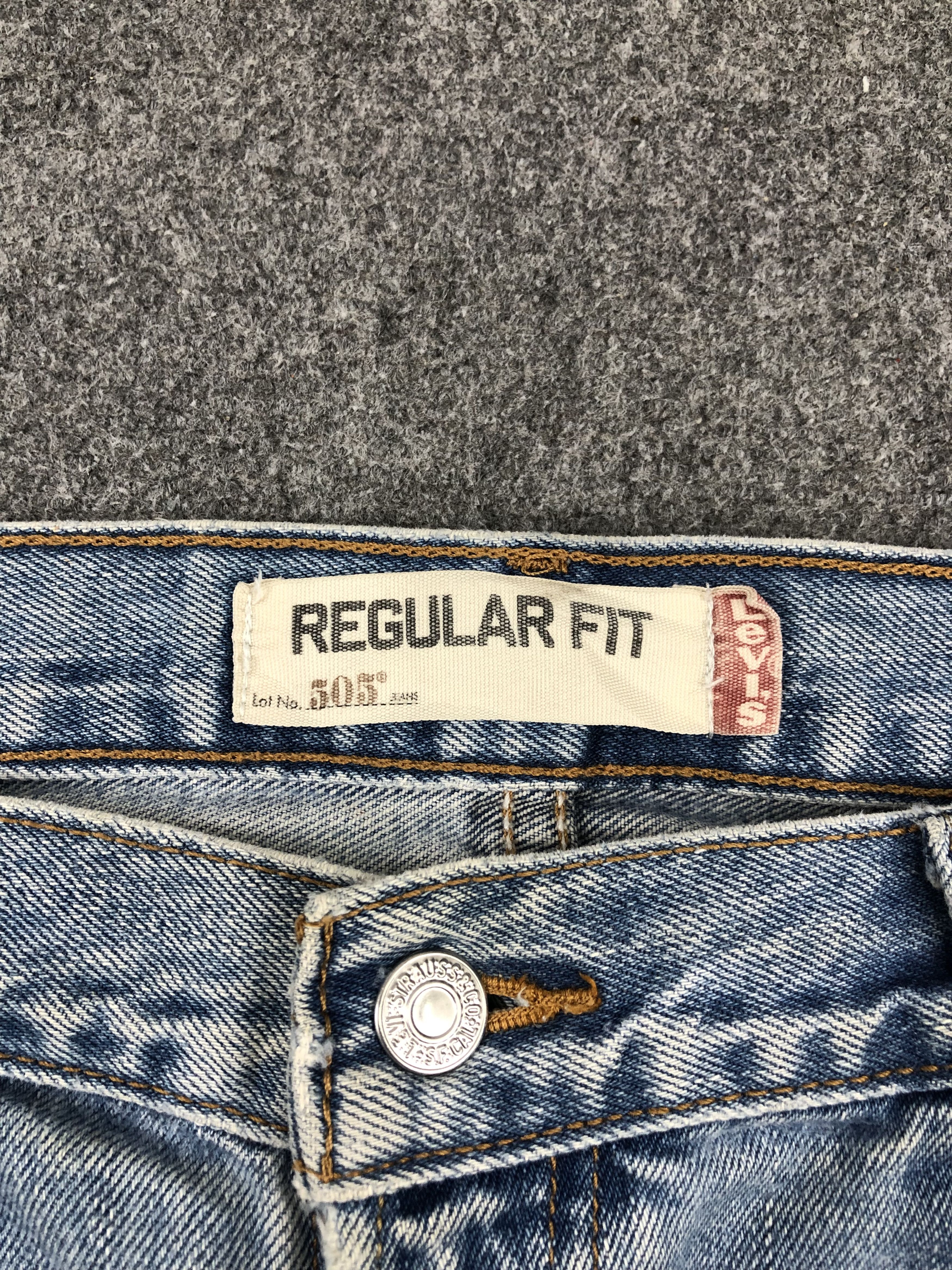Levi's Vintage Levis 505 Light Blue Jeans DP1400 Size US 36 / EU 52 - 9 Thumbnail