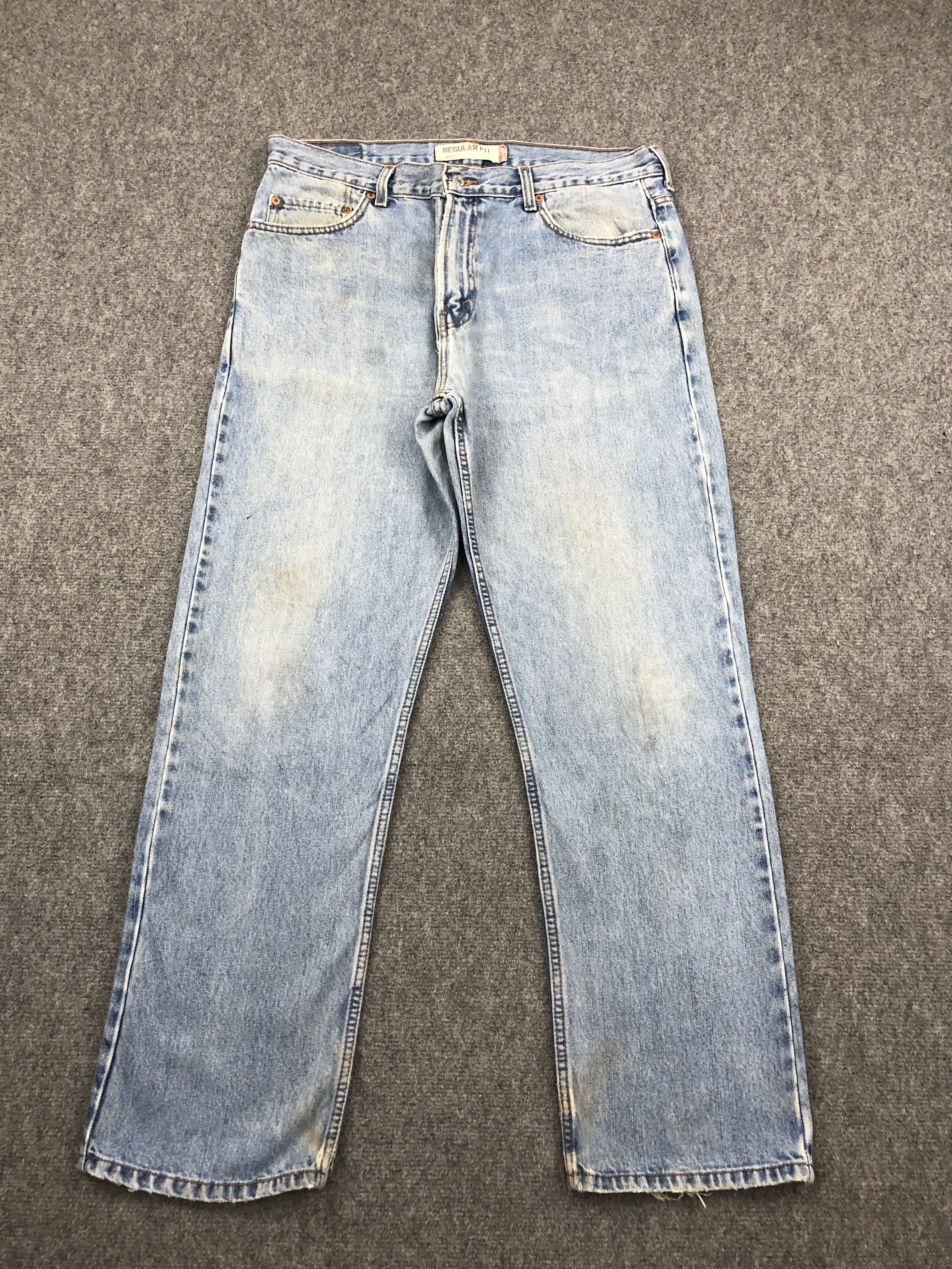 Levi's Vintage Levis 505 Light Blue Jeans DP1400 Size US 36 / EU 52 - 1 Thumbnail