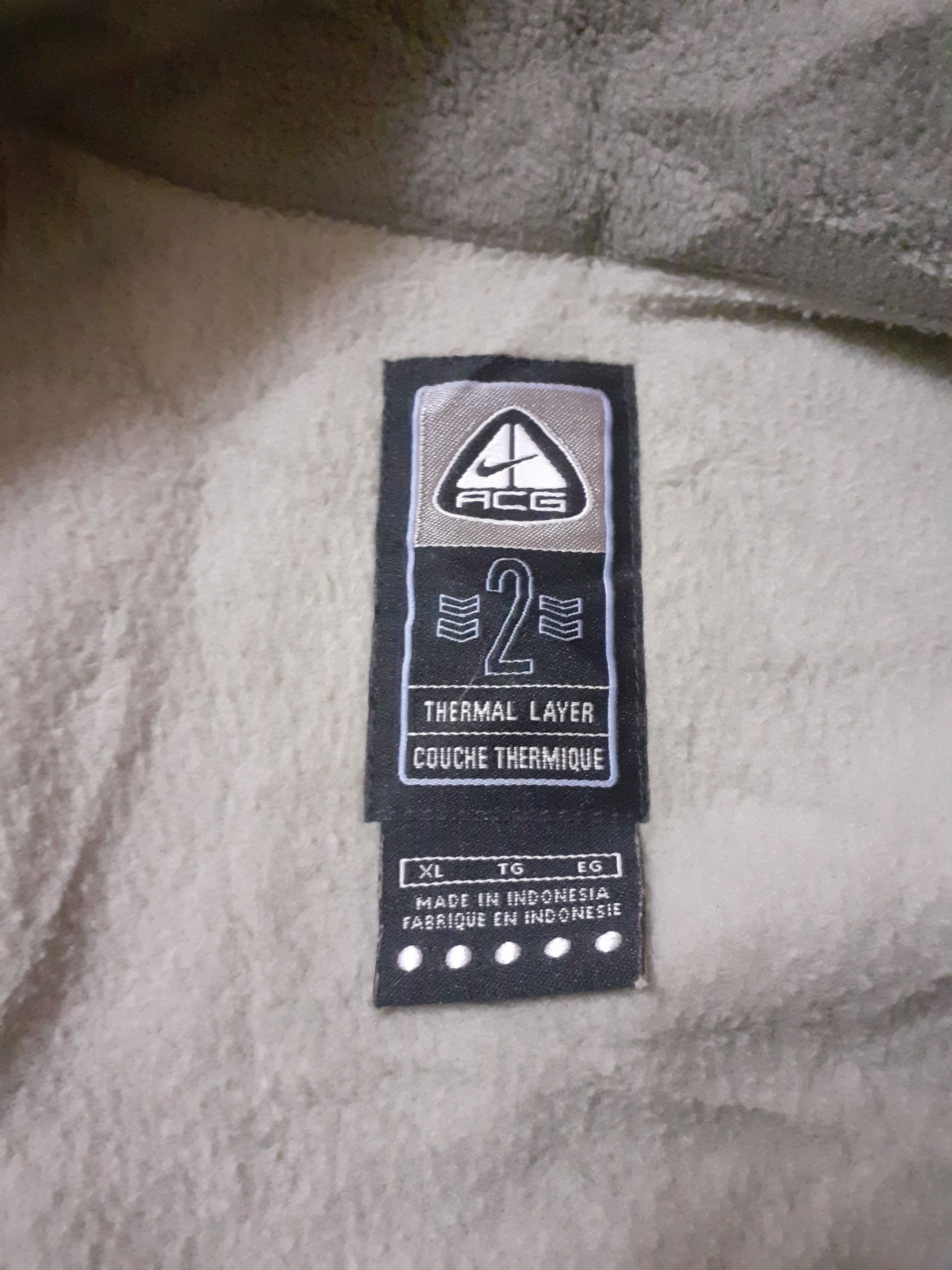 Nike × Nike ACG × Vintage Nike ACG Therma Fit Fleece Jacket Size US XL / EU 56 / 4 - 6 Thumbnail