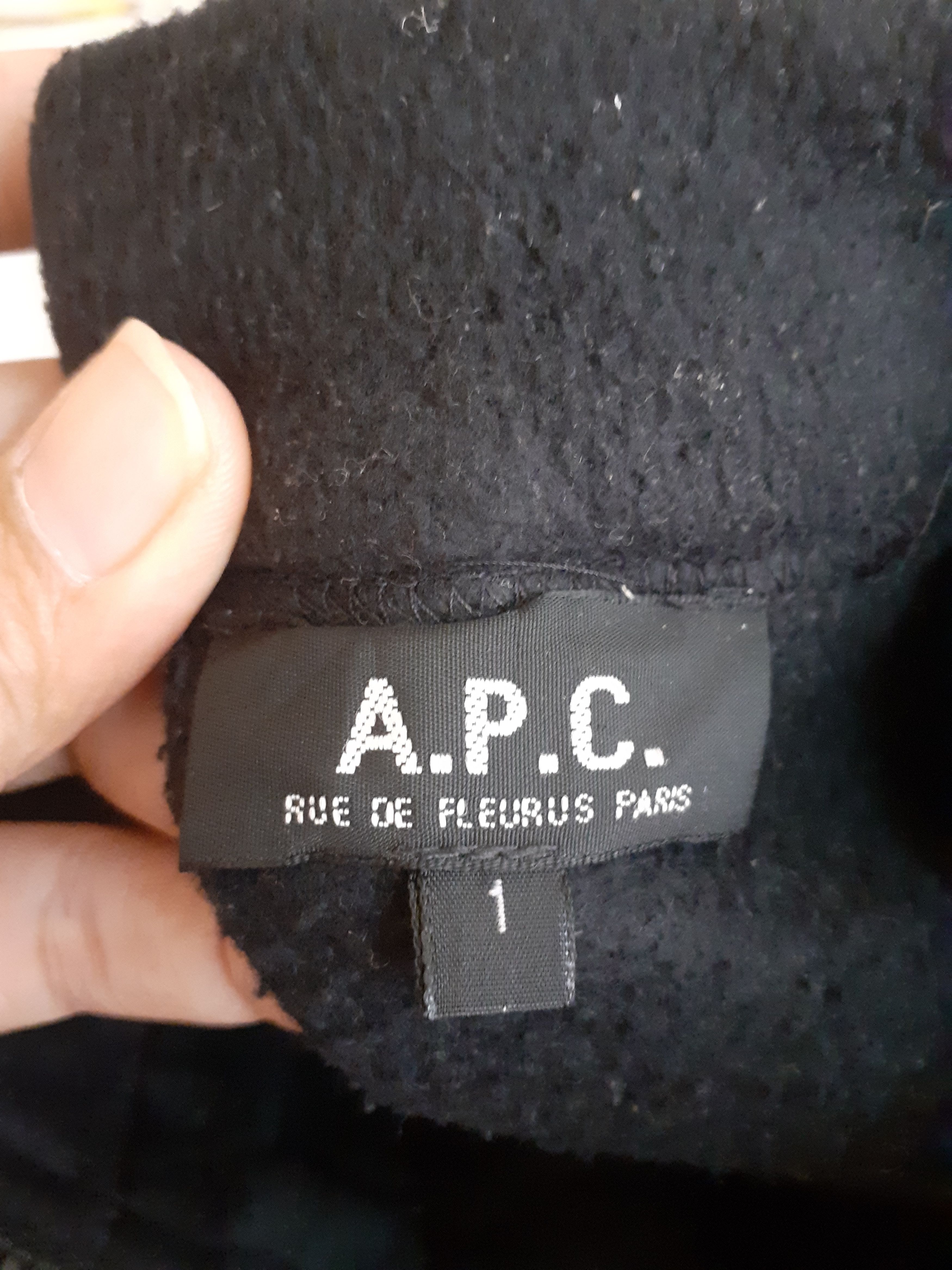 A.P.C. Very Rare / Nice A.P.C Fleece Light Jacket Made In France Size US M / EU 48-50 / 2 - 5 Thumbnail