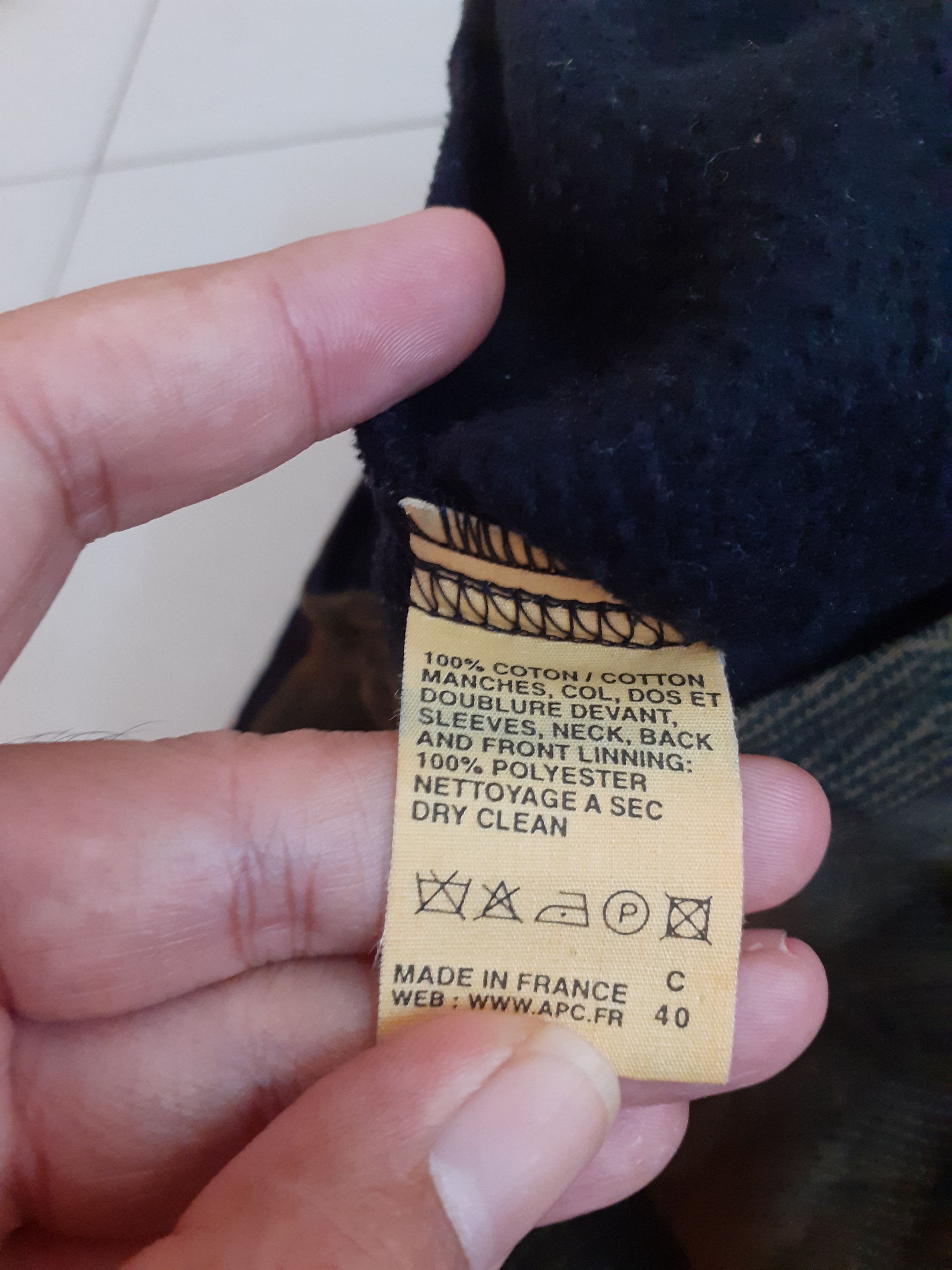 A.P.C. Very Rare / Nice A.P.C Fleece Light Jacket Made In France Size US M / EU 48-50 / 2 - 4 Thumbnail