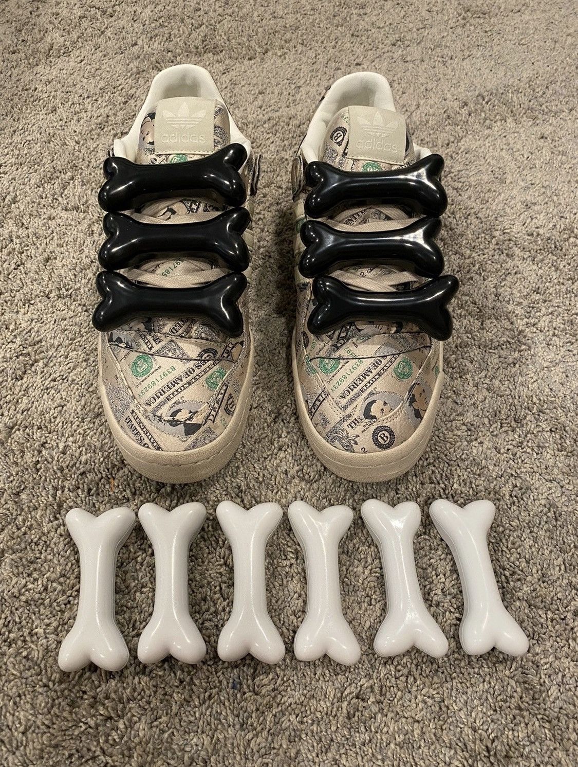 Jeremy Scott 2 sets of Adidas Jeremy Scott Bones Size ONE SIZE - 1 Thumbnail