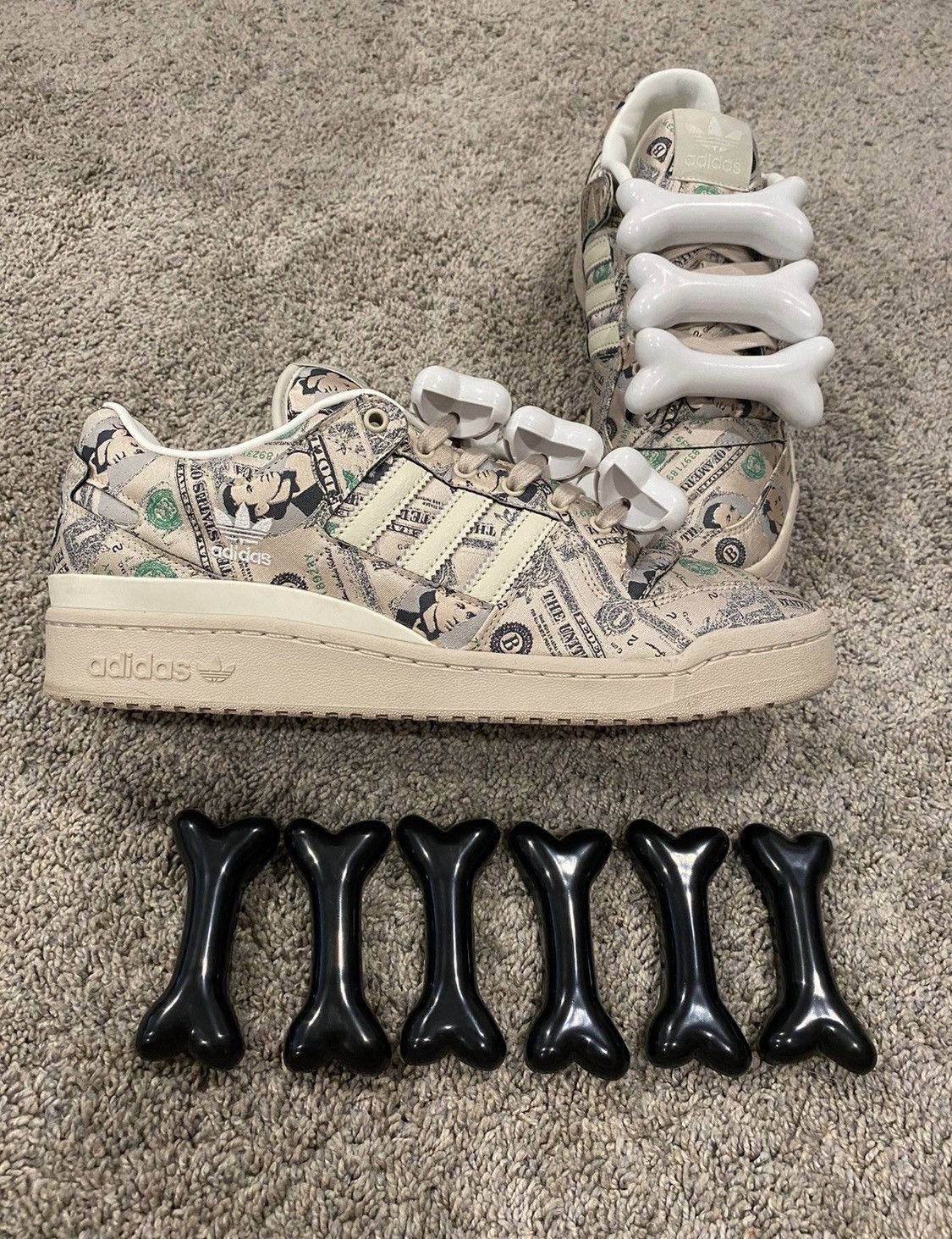 Jeremy Scott 2 sets of Adidas Jeremy Scott Bones Size ONE SIZE - 7 Thumbnail