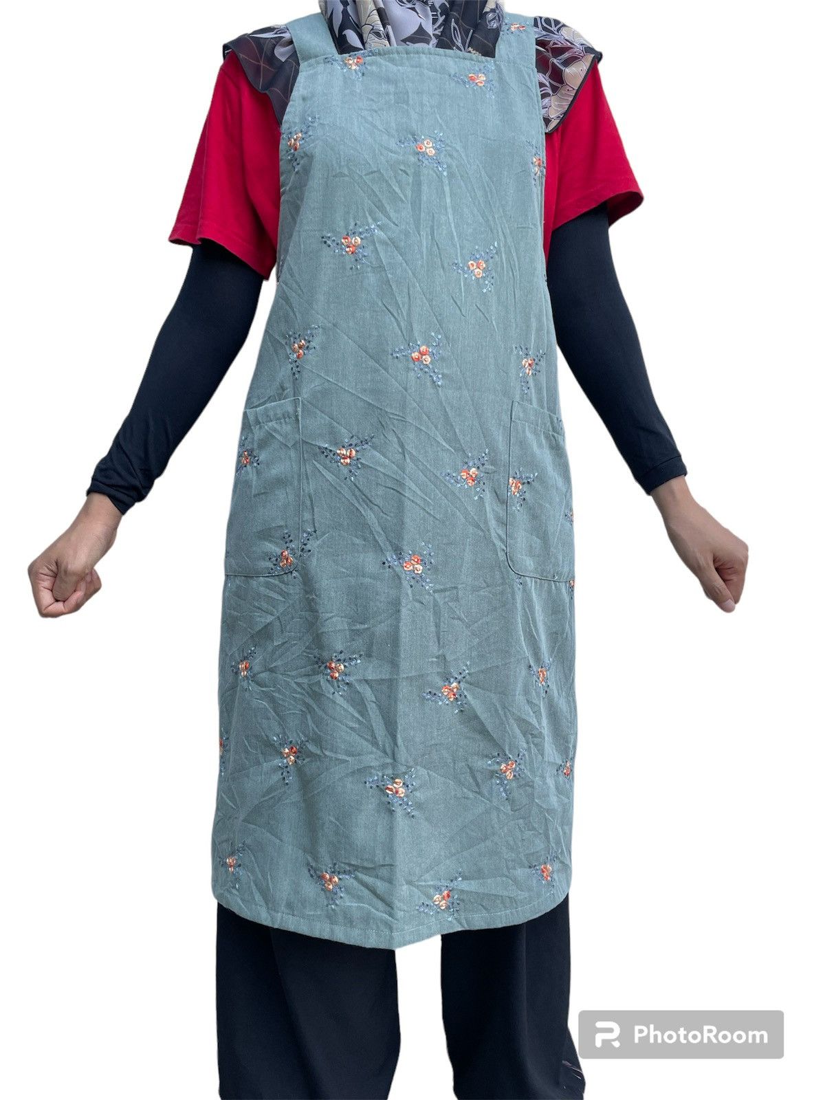 Balmain 🔥Balmain Paris Embroidery Floral Apron🔥 Size ONE SIZE - 8 Thumbnail