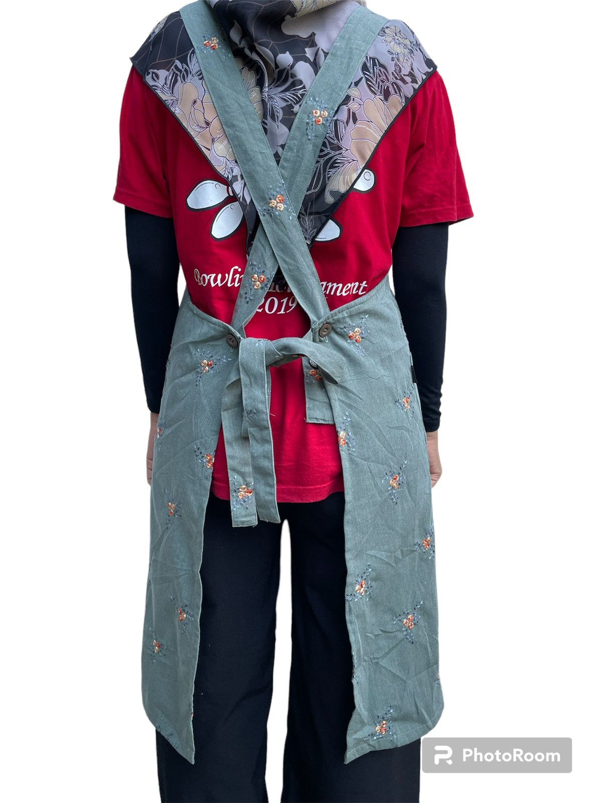 Balmain 🔥Balmain Paris Embroidery Floral Apron🔥 Size ONE SIZE - 13 Thumbnail