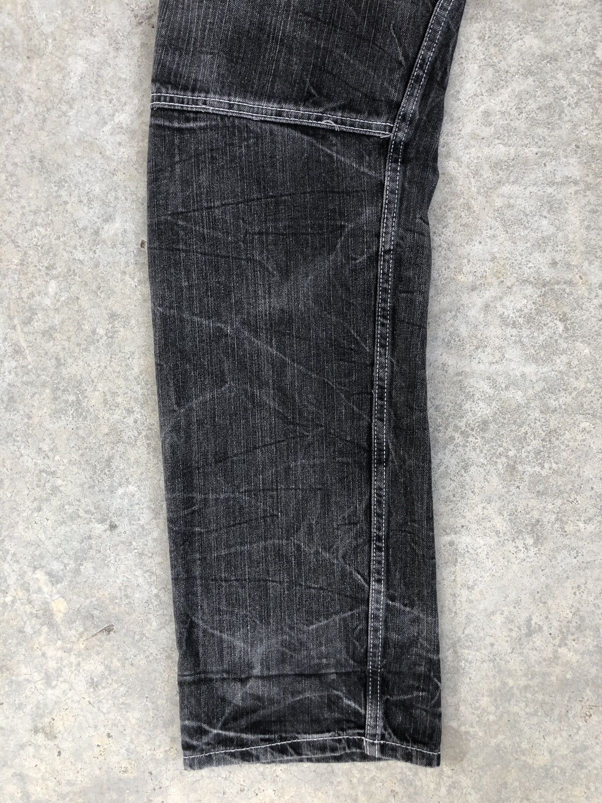 Japanese Brand Japanese Jack Serika Double Waist Distressed Jeans Size US 32 / EU 48 - 13 Thumbnail