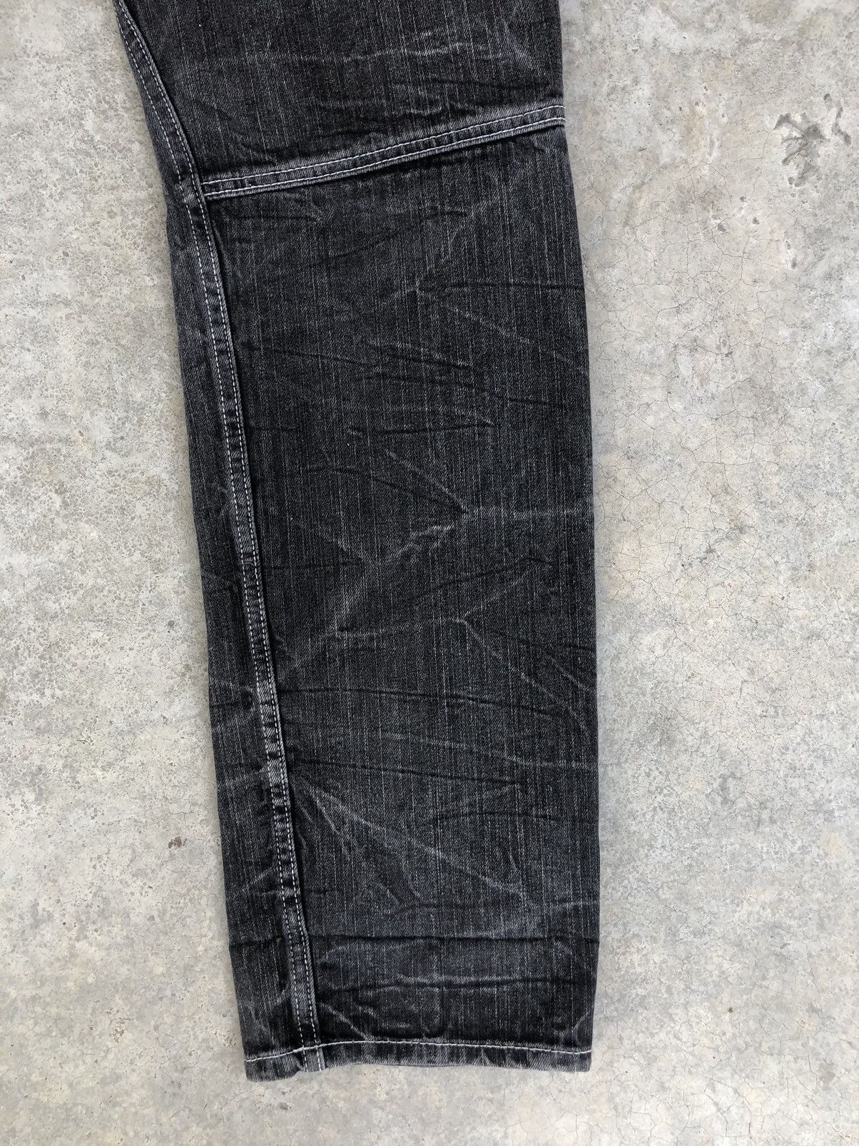 Japanese Brand Japanese Jack Serika Double Waist Distressed Jeans Size US 32 / EU 48 - 14 Thumbnail