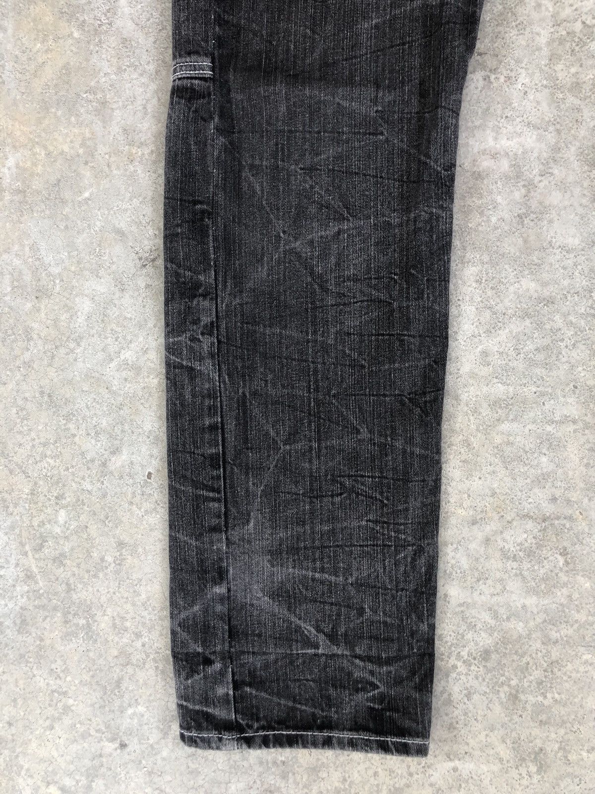 Japanese Brand Japanese Jack Serika Double Waist Distressed Jeans Size US 32 / EU 48 - 8 Thumbnail