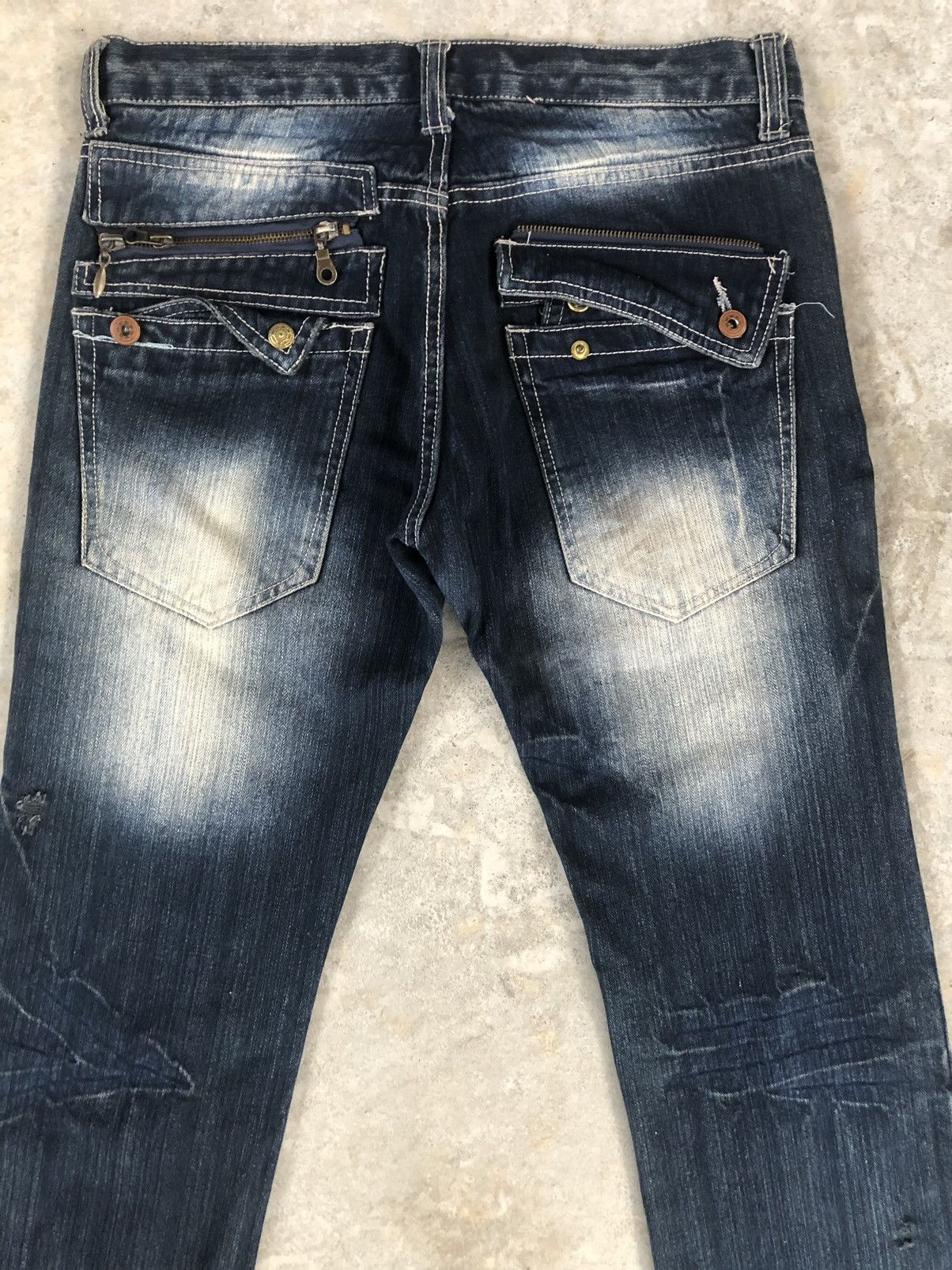 If Six Was Nine Japanese Limited Flared Jeans Distressed Jeans Size US 32 / EU 48 - 10 Thumbnail