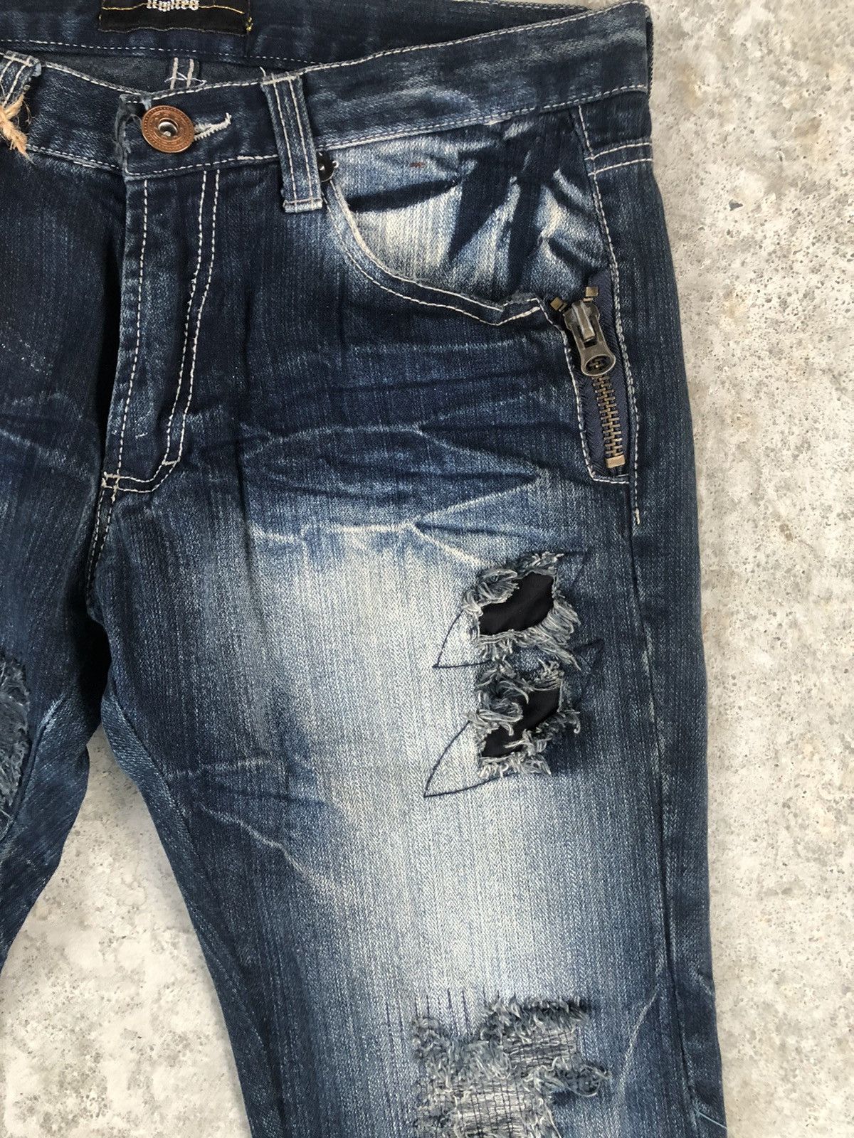 If Six Was Nine Japanese Limited Flared Jeans Distressed Jeans Size US 32 / EU 48 - 5 Thumbnail