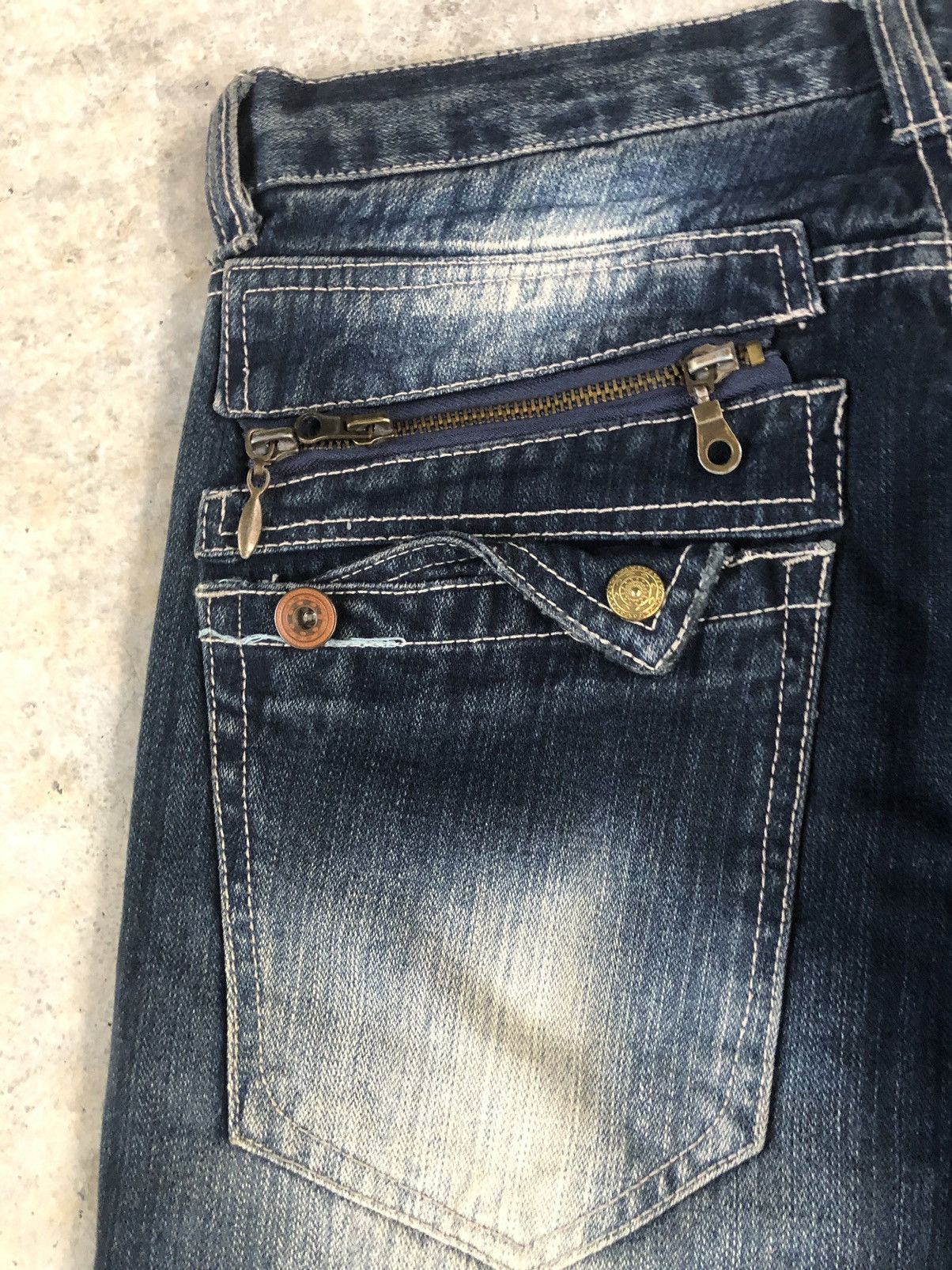 If Six Was Nine Japanese Limited Flared Jeans Distressed Jeans Size US 32 / EU 48 - 14 Thumbnail