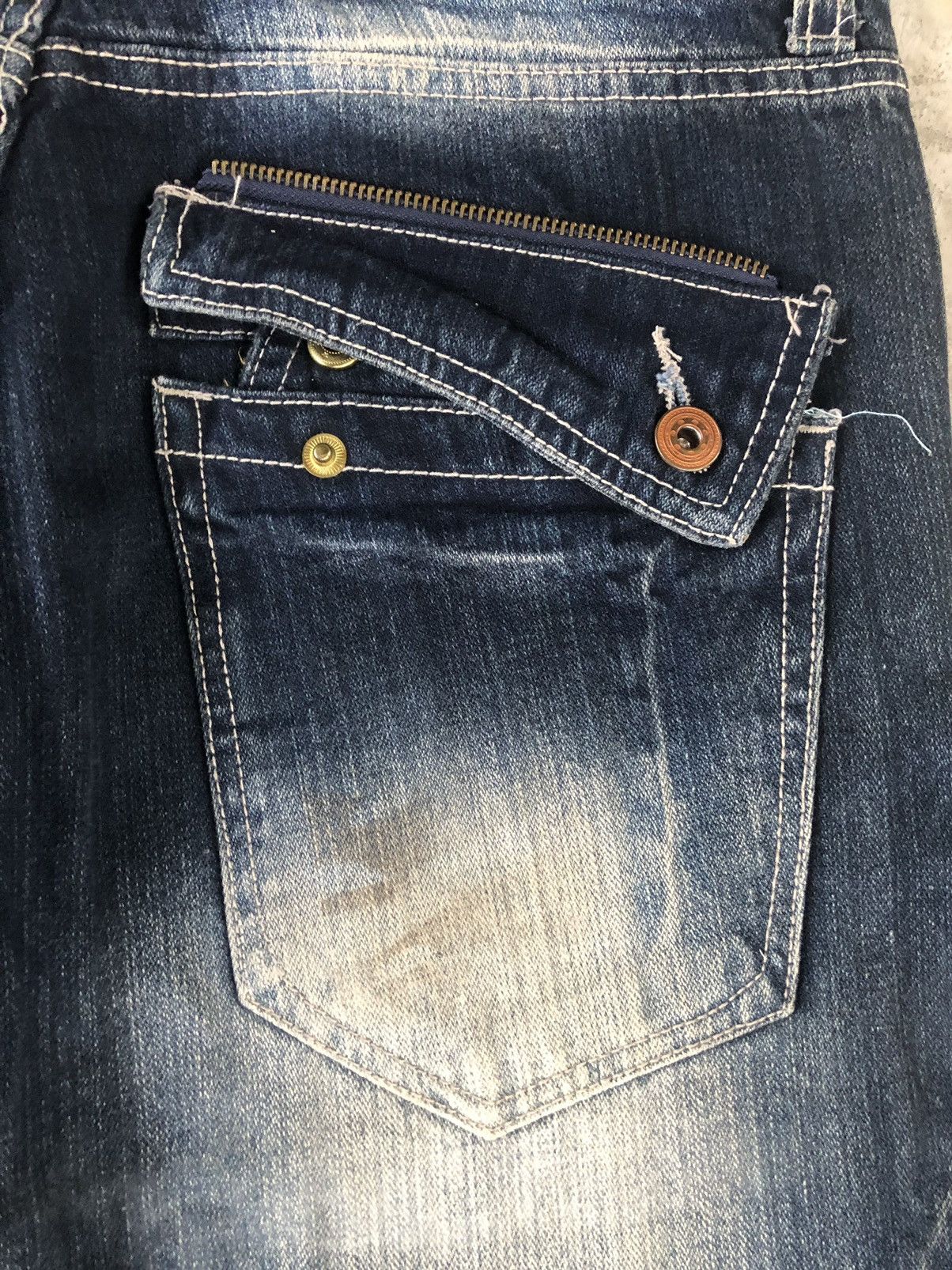 If Six Was Nine Japanese Limited Flared Jeans Distressed Jeans Size US 32 / EU 48 - 13 Thumbnail