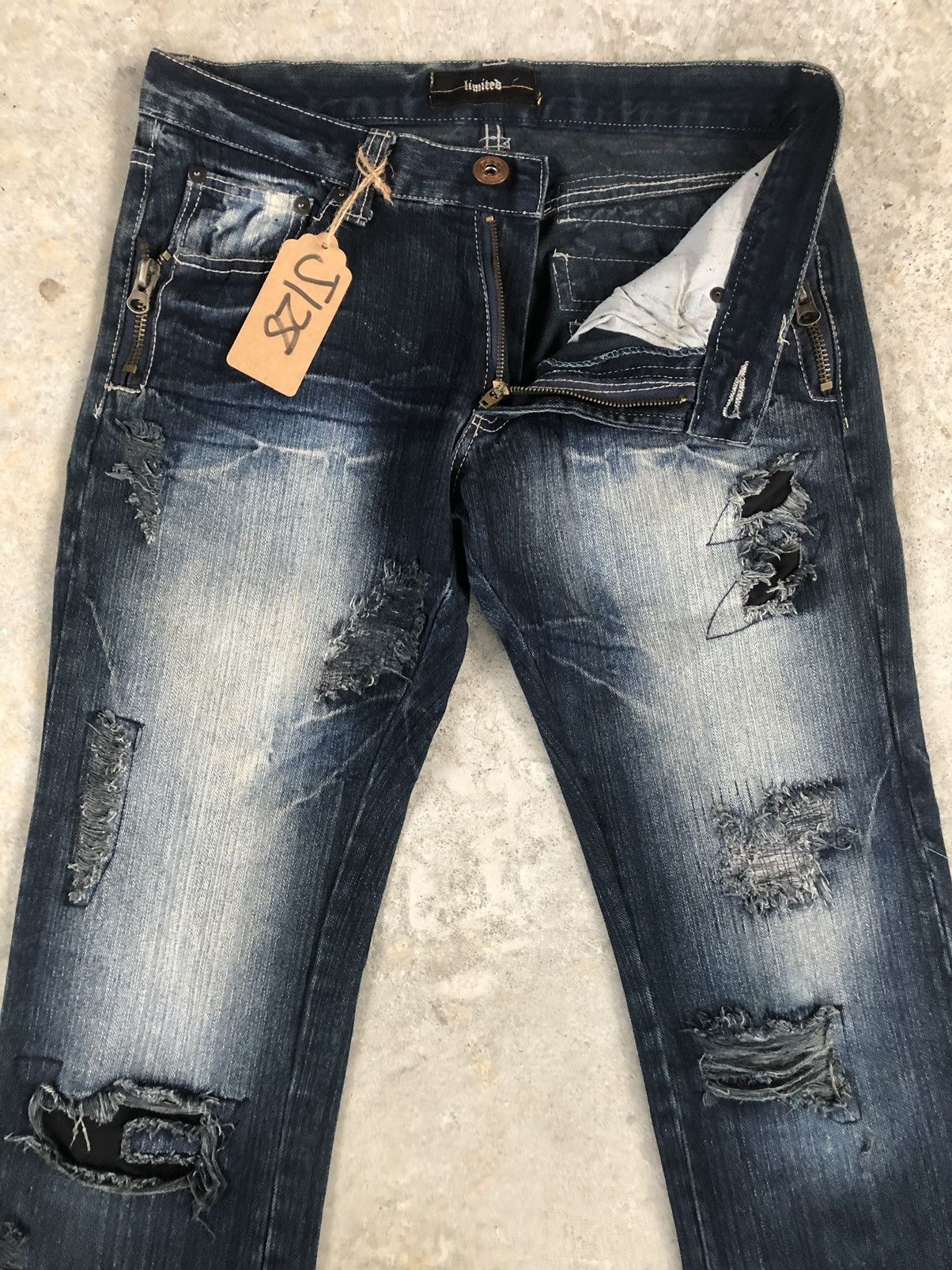 If Six Was Nine Japanese Limited Flared Jeans Distressed Jeans Size US 32 / EU 48 - 3 Thumbnail