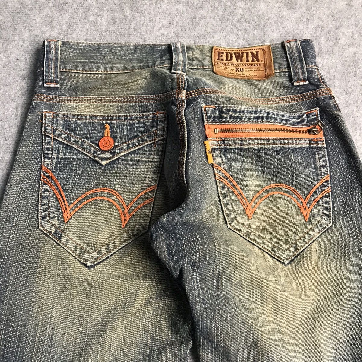 Japanese Brand RUSTY DISTRESSED🔥EDWIN XV DENIM PANTS Size US 30 / EU 46 - 8 Thumbnail