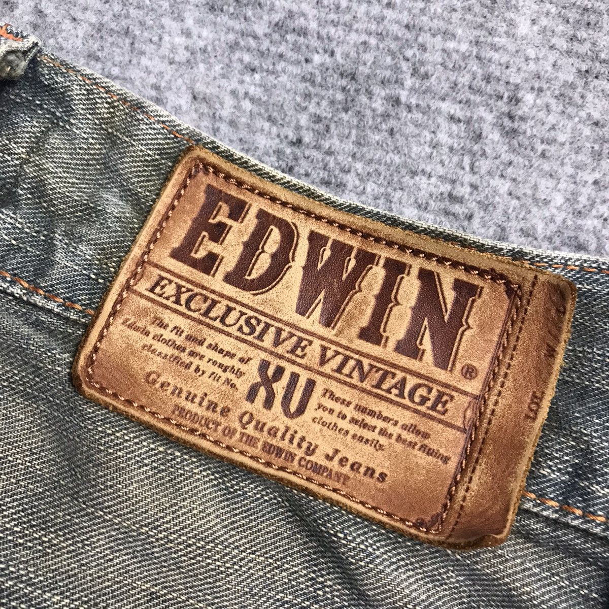 Japanese Brand RUSTY DISTRESSED🔥EDWIN XV DENIM PANTS Size US 30 / EU 46 - 12 Thumbnail