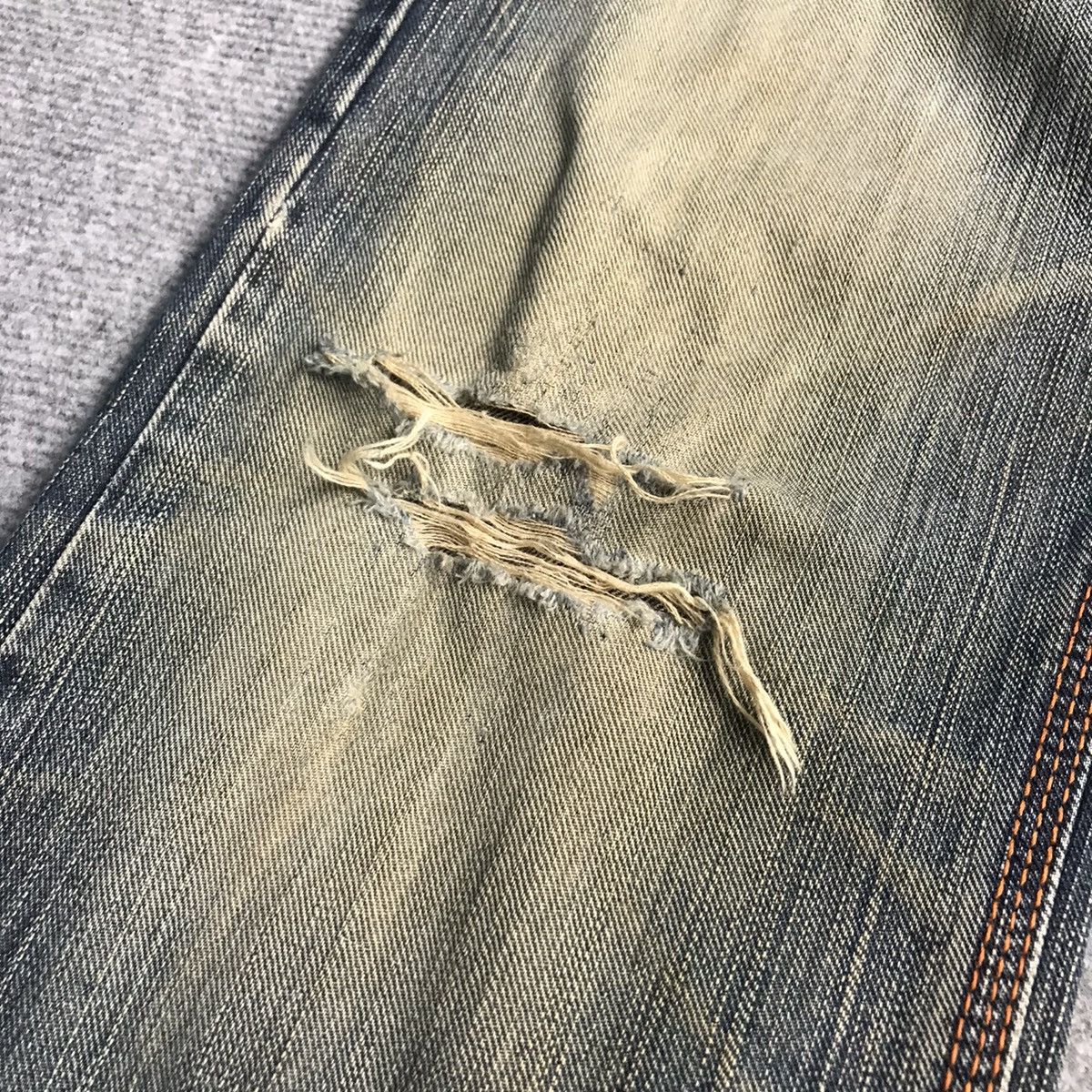 Japanese Brand RUSTY DISTRESSED🔥EDWIN XV DENIM PANTS Size US 30 / EU 46 - 5 Thumbnail