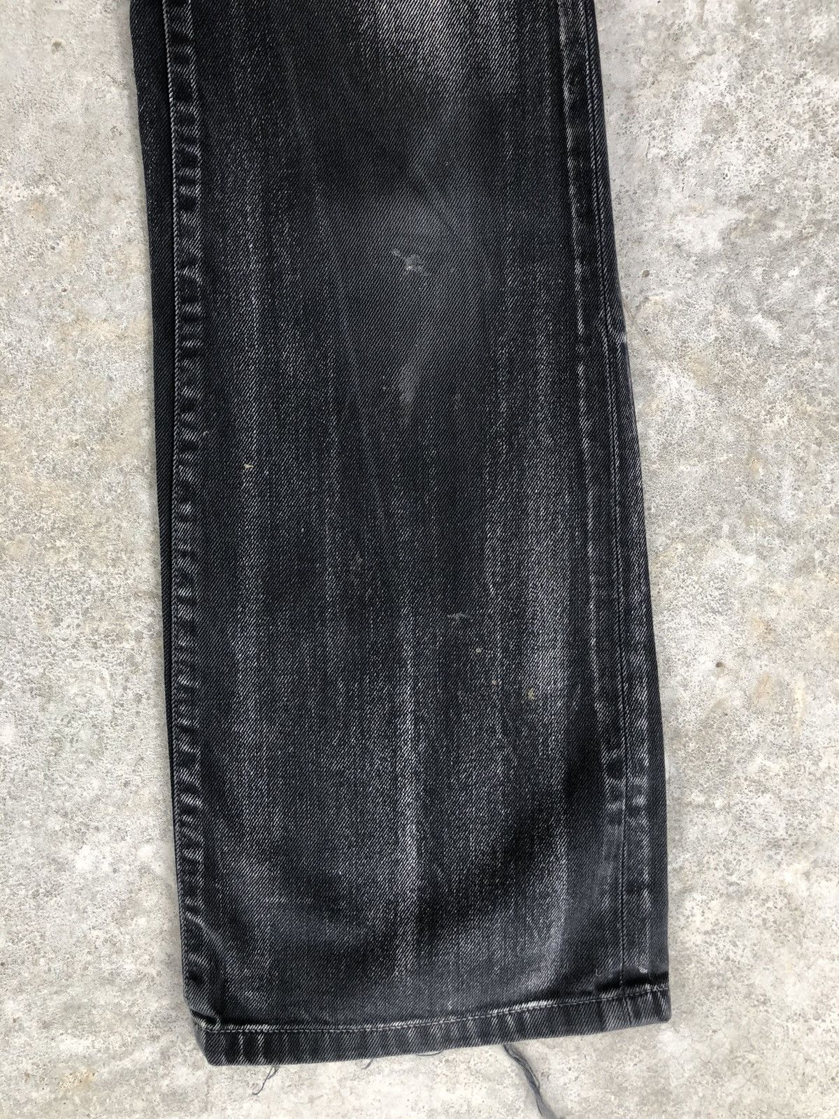 Issey Miyake Tete homme Flared Jeans Distressed Denim Issey Miyake Size US 33 - 7 Thumbnail