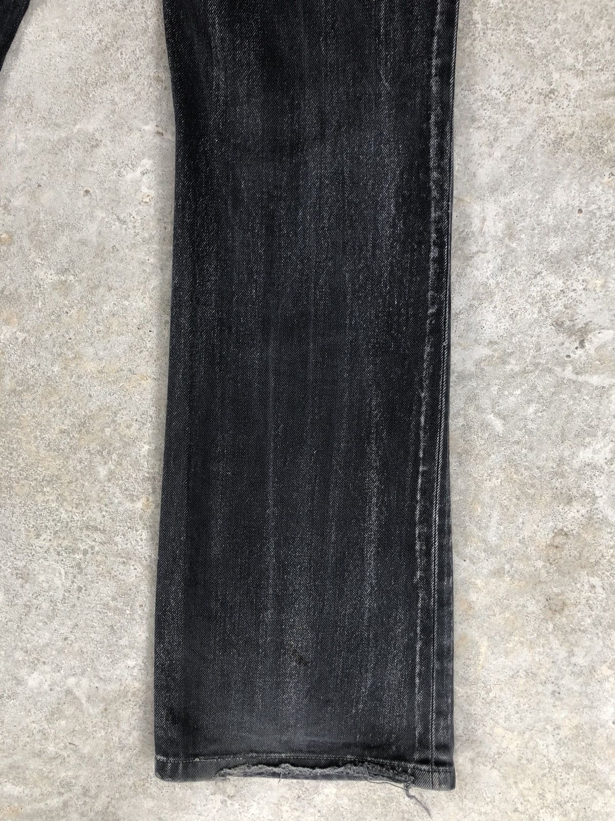 Issey Miyake Tete homme Flared Jeans Distressed Denim Issey Miyake Size US 33 - 12 Thumbnail