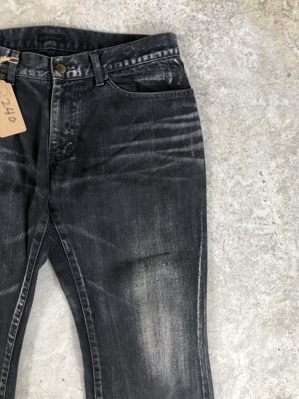 Issey Miyake Tete homme Flared Jeans Distressed Denim Issey Miyake Size US 33 - 6 Thumbnail