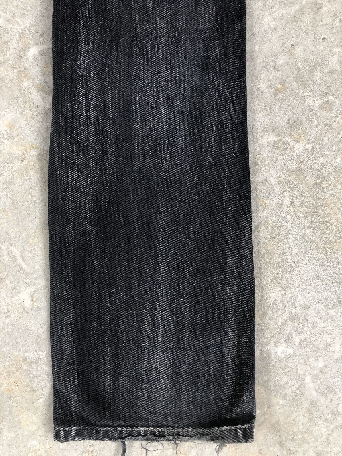 Issey Miyake Tete homme Flared Jeans Distressed Denim Issey Miyake Size US 33 - 11 Thumbnail
