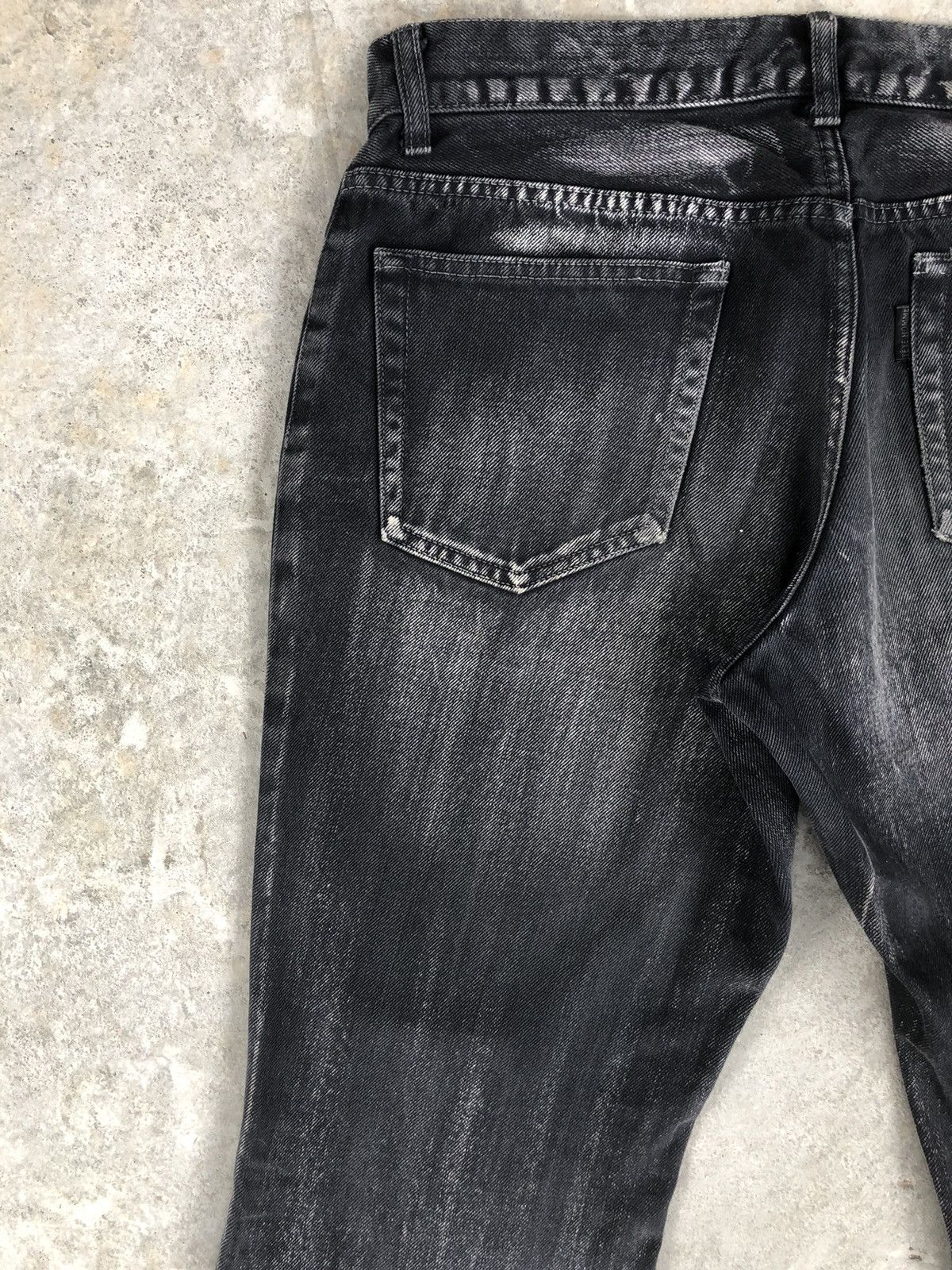 Issey Miyake Tete homme Flared Jeans Distressed Denim Issey Miyake Size US 33 - 9 Thumbnail