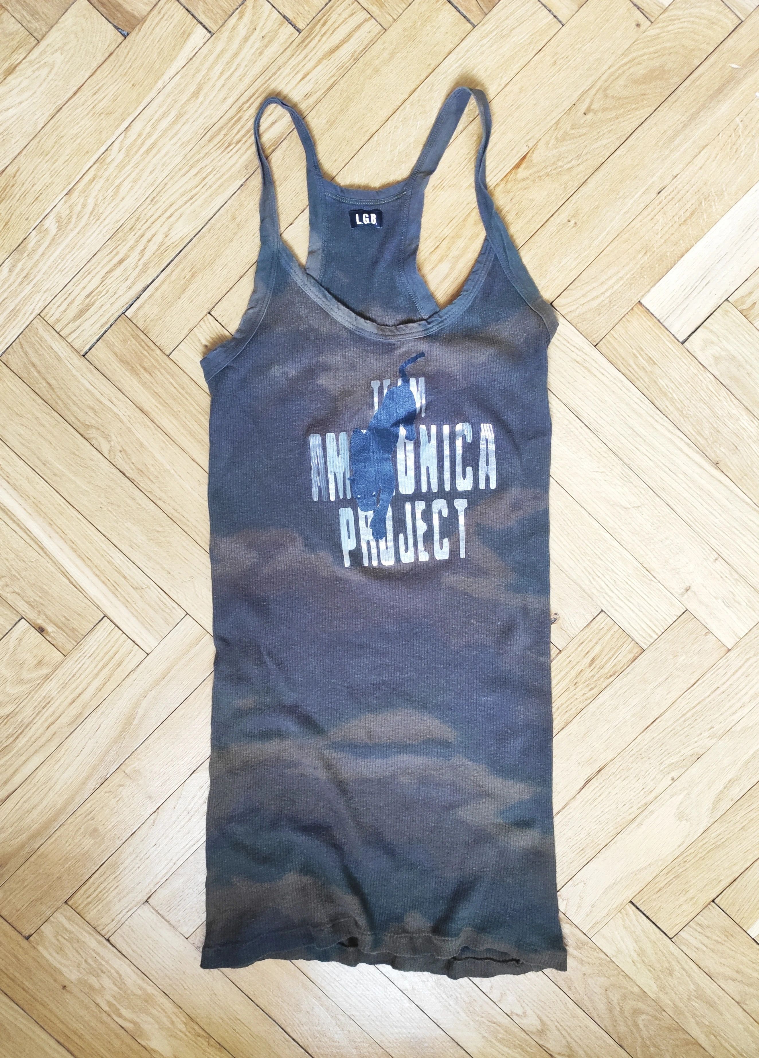 If Six Was Nine Camo printed tank.Like Rick Owens or Ann Demeulemeester Size US XXS / EU 40 - 1 Thumbnail