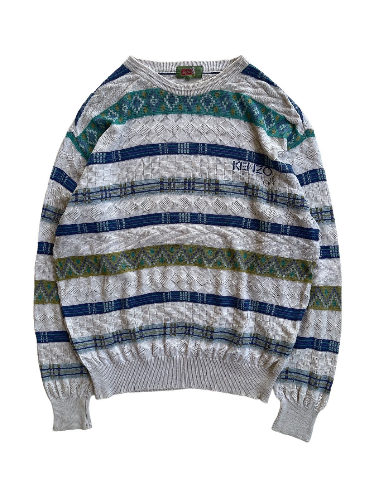 Kenzo Kenzo Paris Golf Printed Sweater Knitwear Size US L / EU 52-54 / 3 - 1 Thumbnail