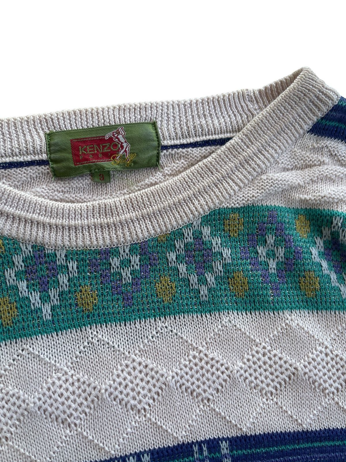 Kenzo Kenzo Paris Golf Printed Sweater Knitwear Size US L / EU 52-54 / 3 - 4 Thumbnail
