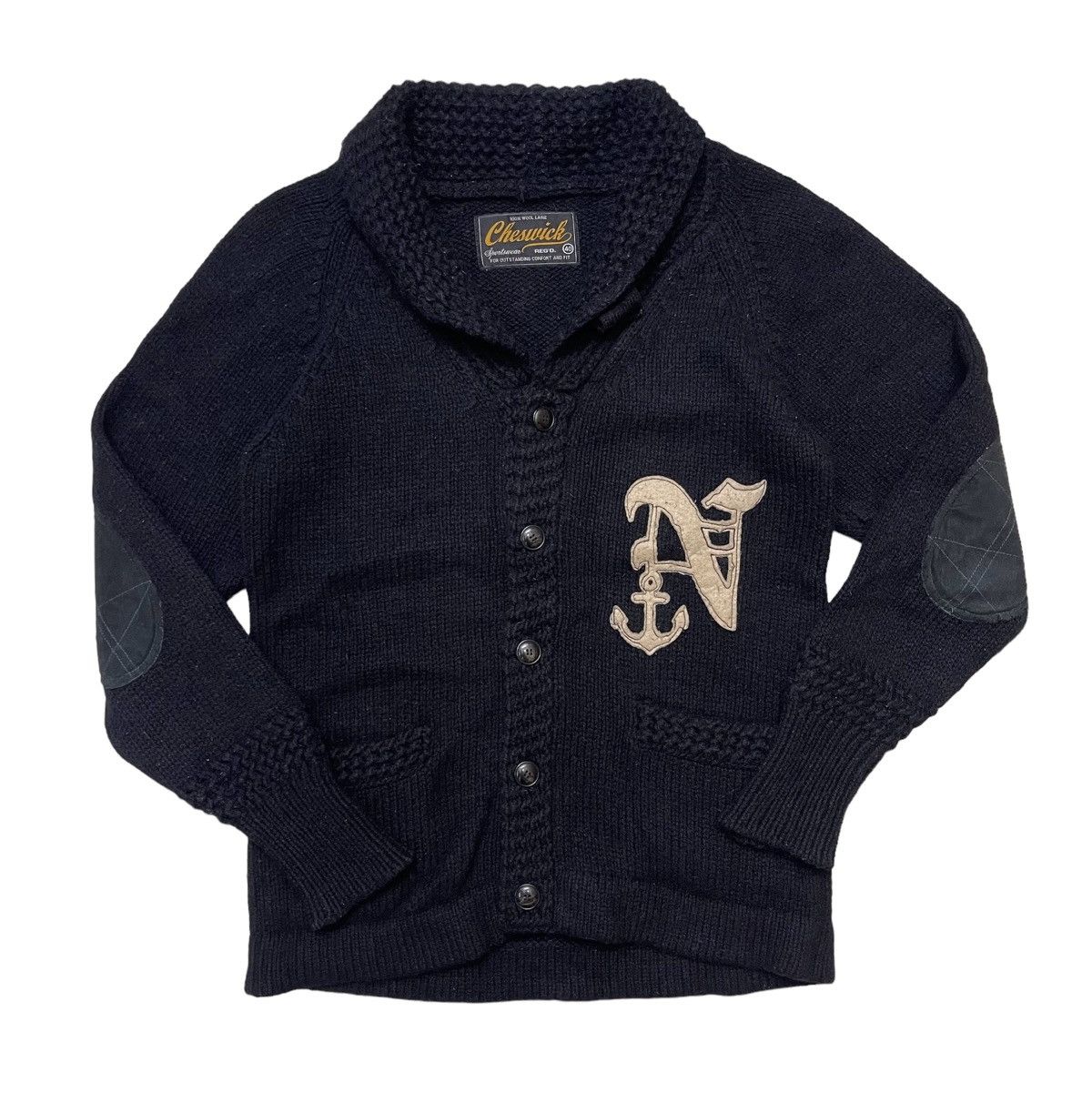 Sugar Cane SUGAR CANE CHESWICK TOYO ENTERPRISE CABLE KNIT JACKET Size US S / EU 44-46 / 1 - 2 Thumbnail
