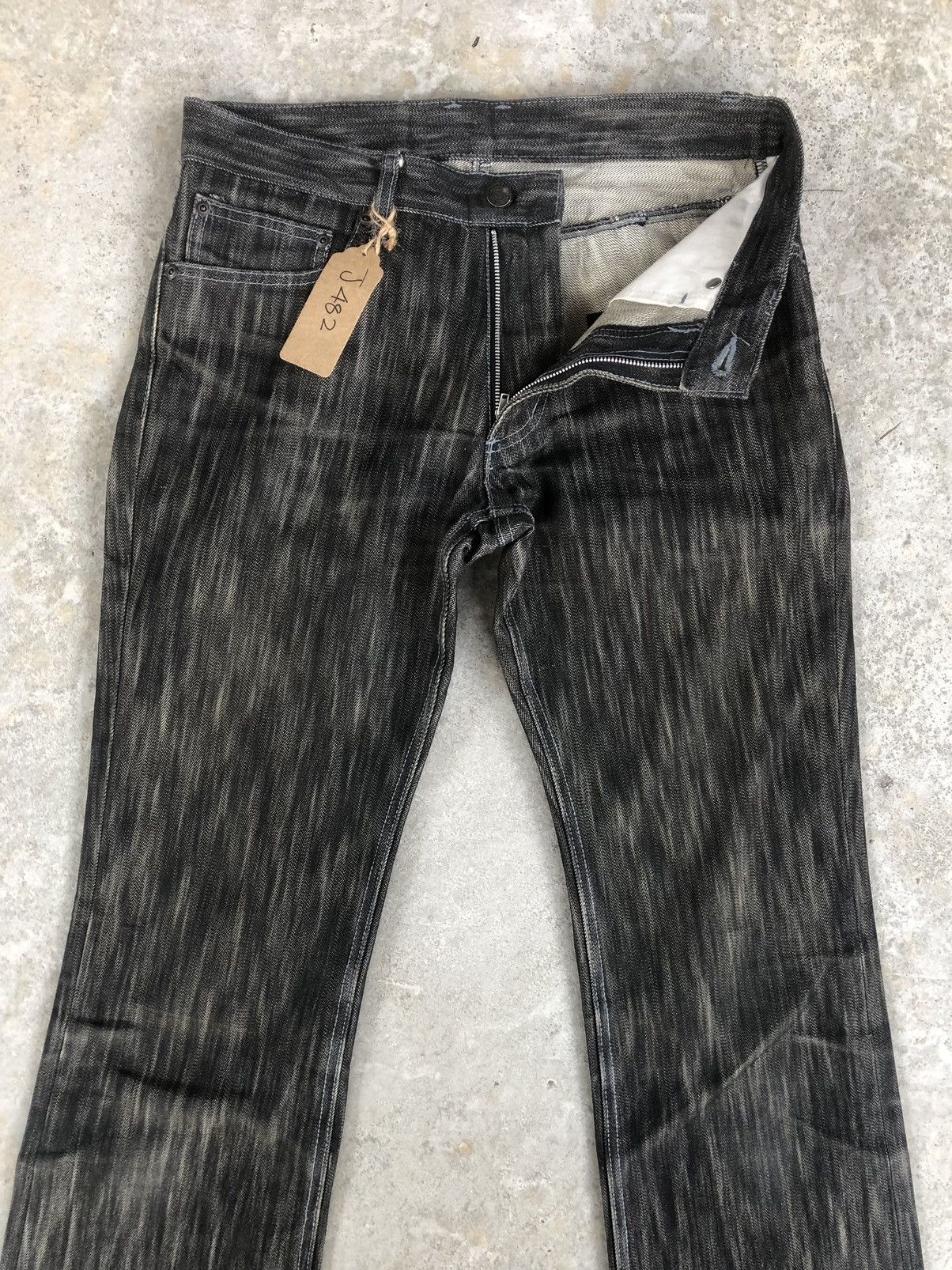 If Six Was Nine Monsieur Flared Jeans Hickory Distressed Jeans Size US 31 - 5 Thumbnail