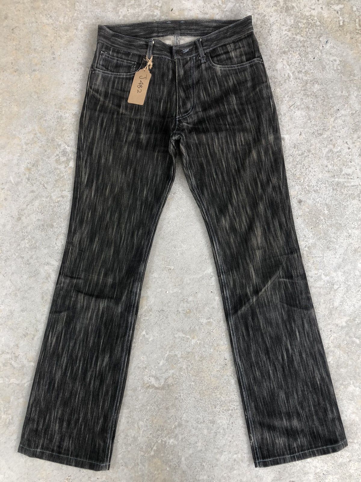 If Six Was Nine Monsieur Flared Jeans Hickory Distressed Jeans Size US 31 - 3 Thumbnail