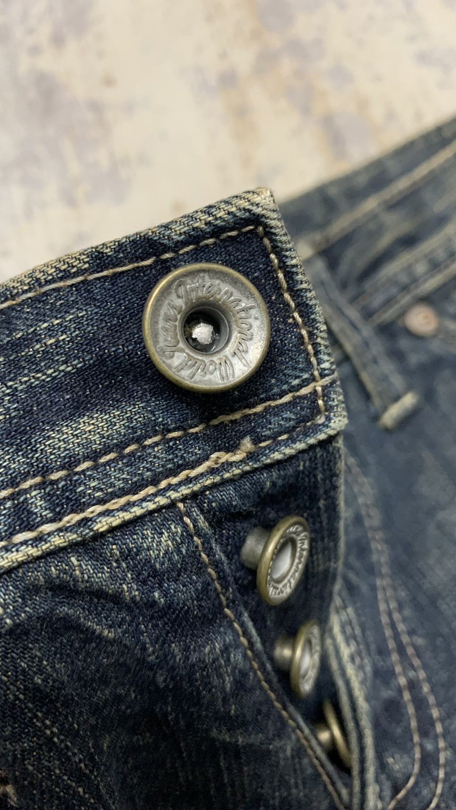 If Six Was Nine Archive Blue Way Japan Mud Wash Flare Jeans Y2K Grunge 30 Size US 30 / EU 46 - 6 Thumbnail
