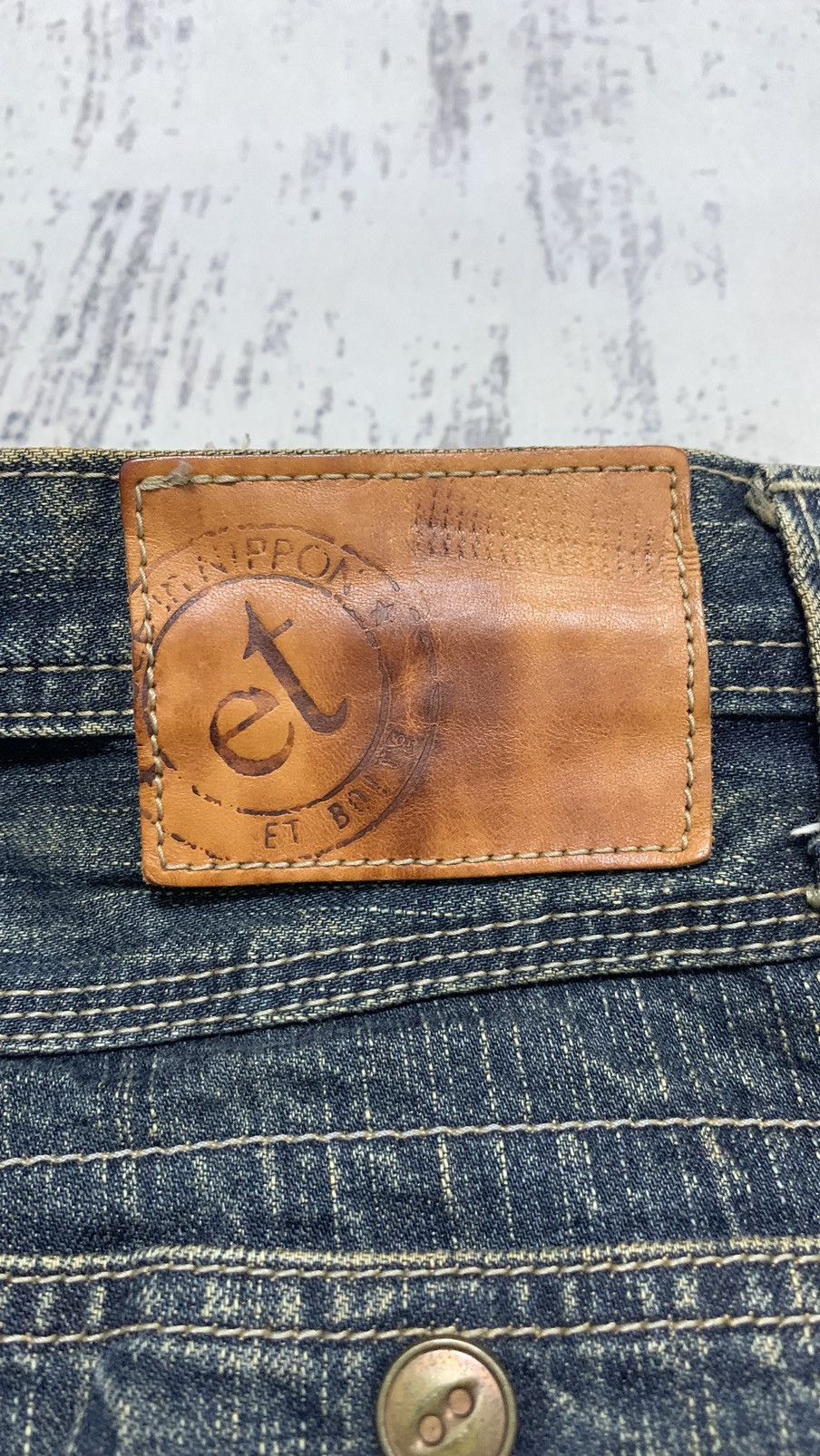 If Six Was Nine Archive Blue Way Japan Mud Wash Flare Jeans Y2K Grunge 30 Size US 30 / EU 46 - 11 Thumbnail